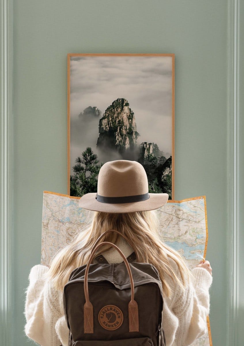 Peaks of Huangshan Poster (30x40 cm) - Poster Store