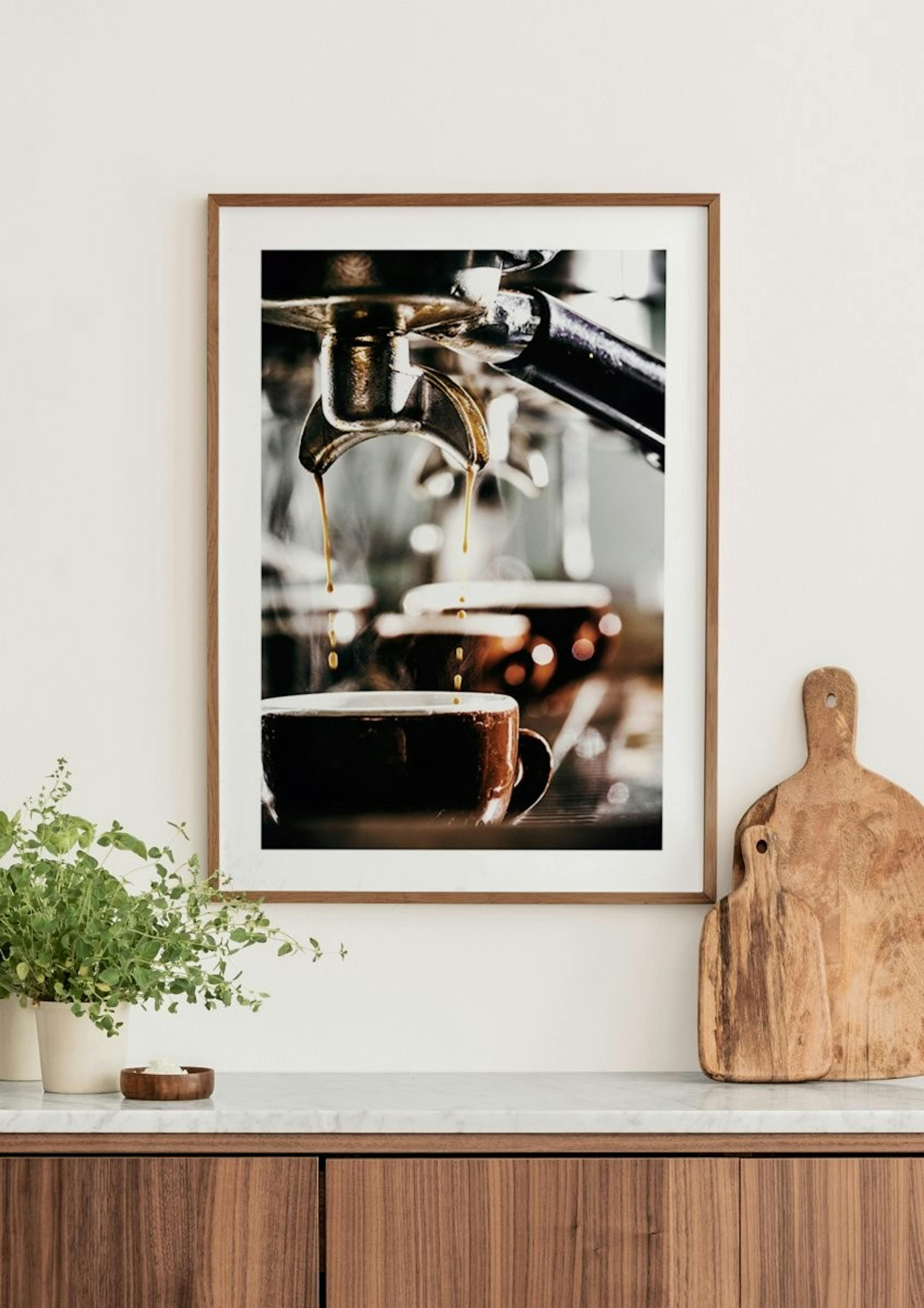 Freshly Brewed Espresso Poster thumbnail