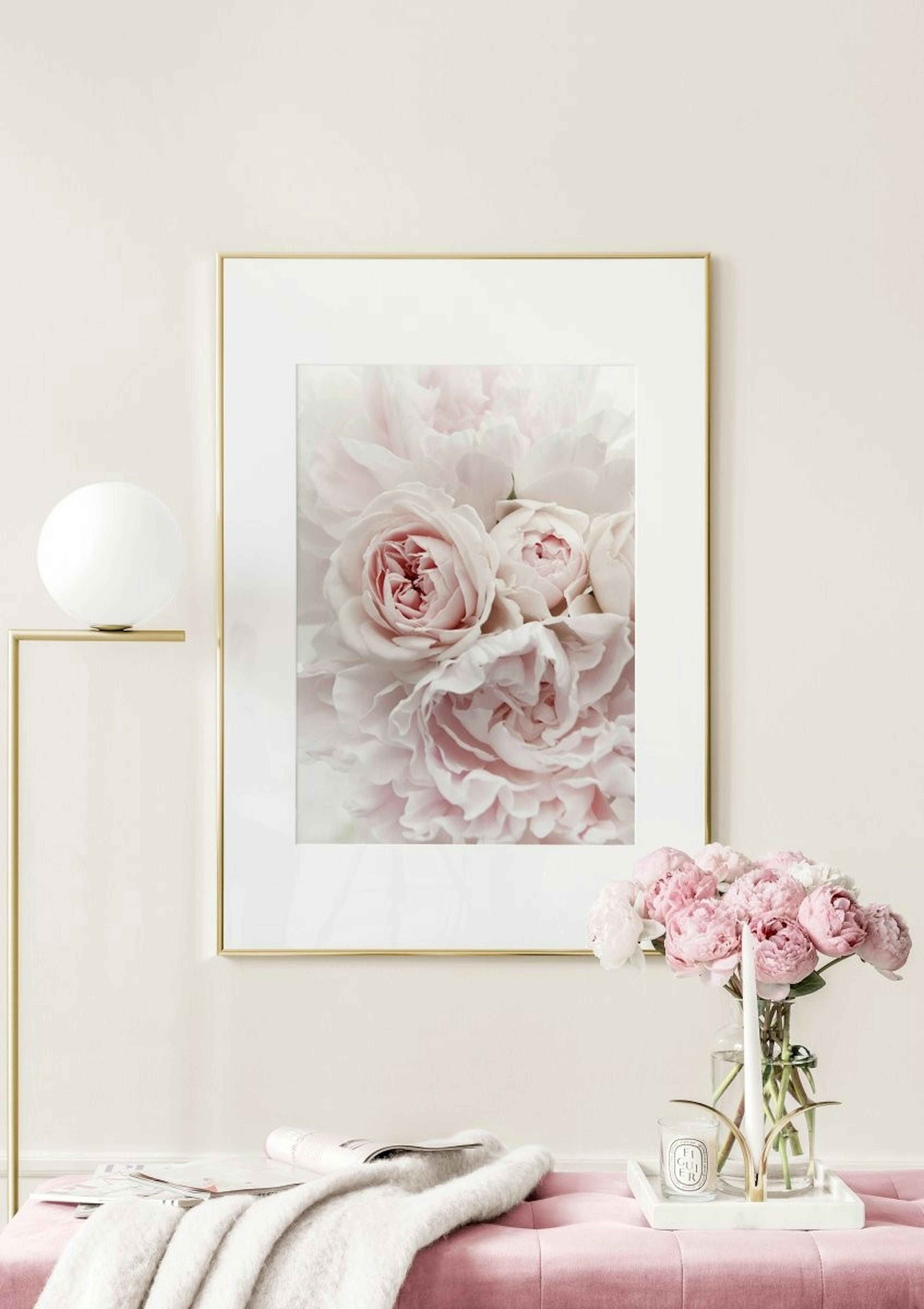 Pink Flowers Poster thumbnail