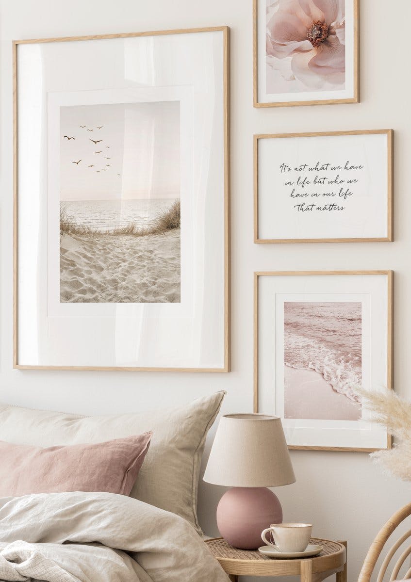 Pink Wave Poster (21x30 cm) - Poster Store