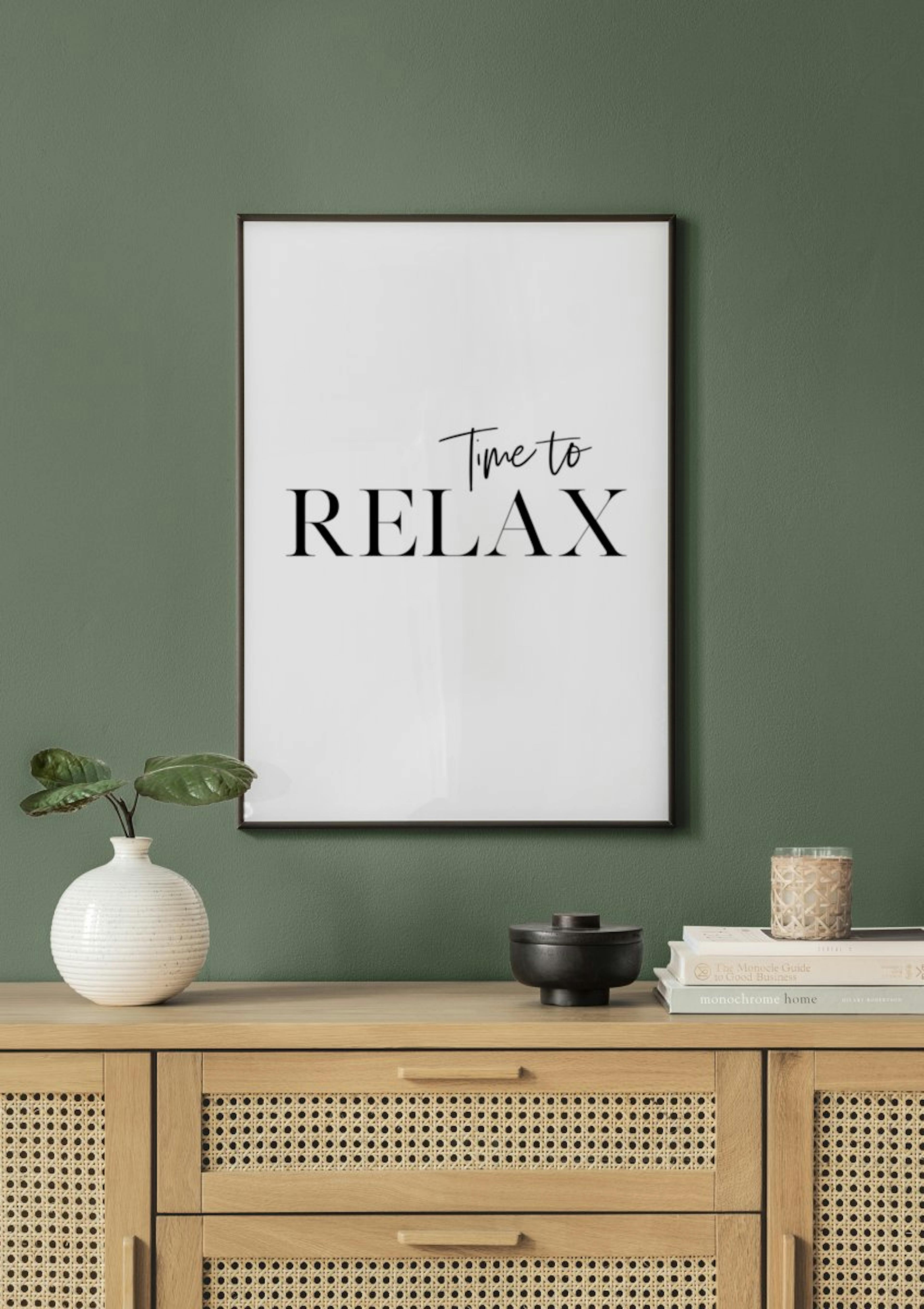 Time to Relax Plakat thumbnail