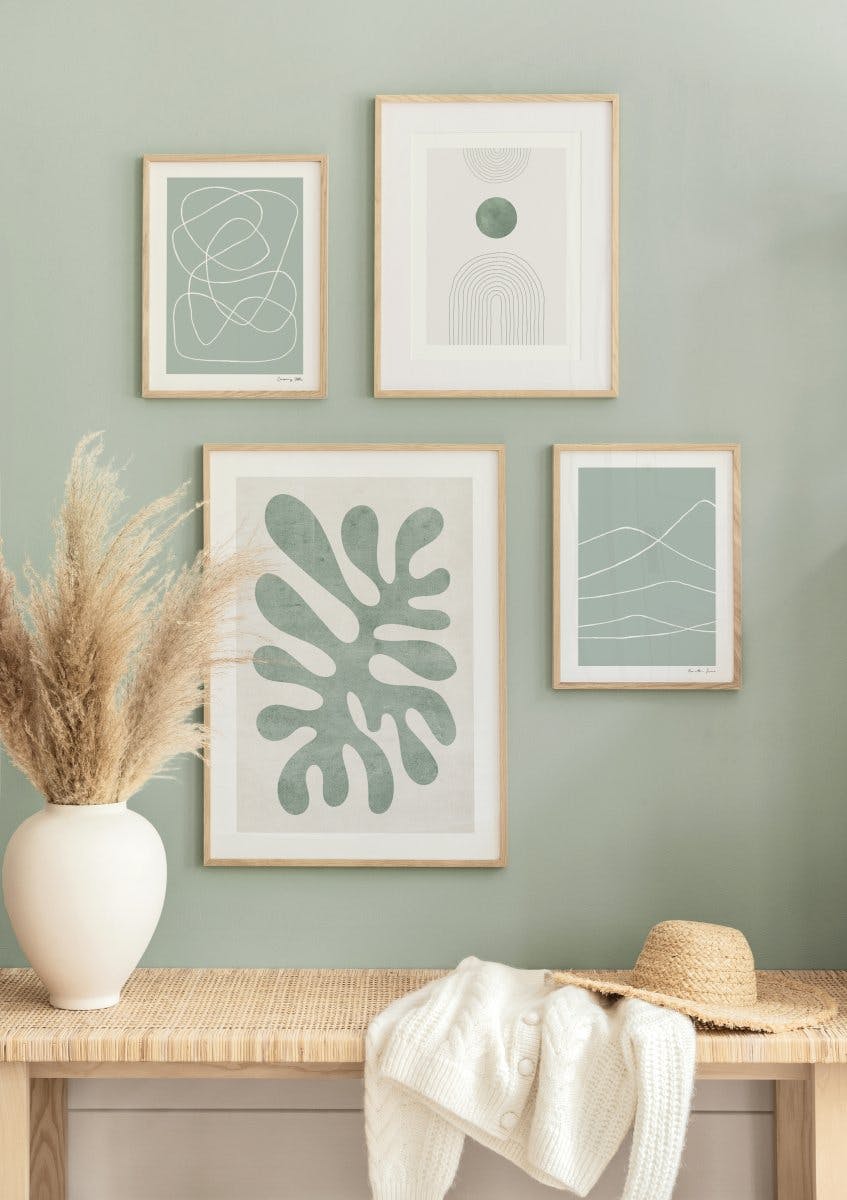 Mountain Lines Poster (21x30 cm) - Poster Store