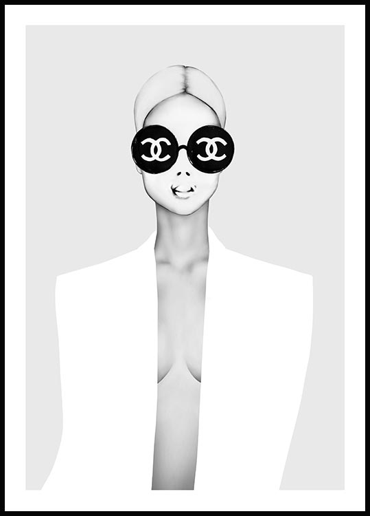 Affiche de citation Chanel - Affiche de mode