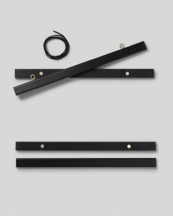 Stecche per poster nero 31 cm, supporto magnetico