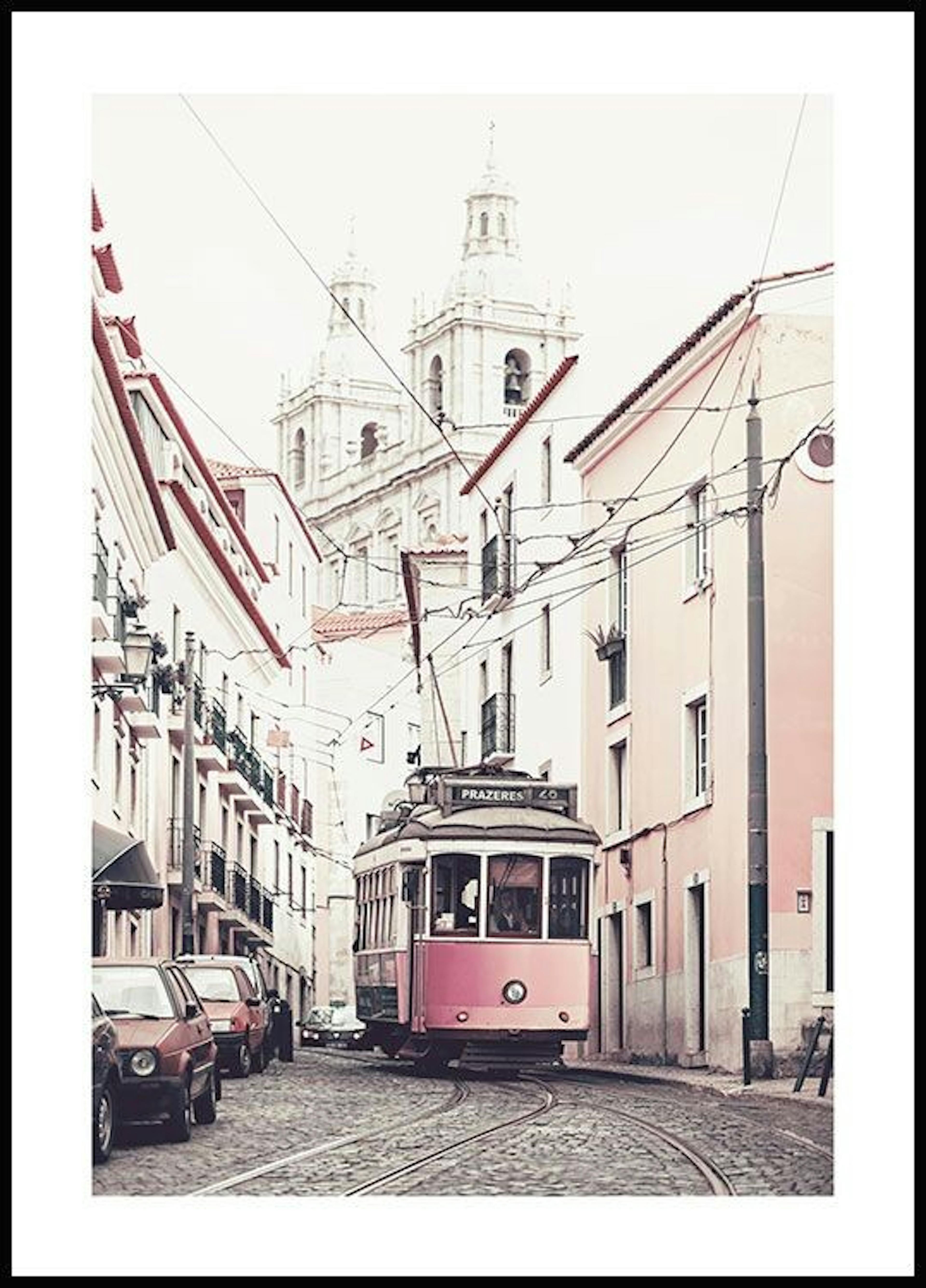 ポルトガルのピンクトラム ポスター 0