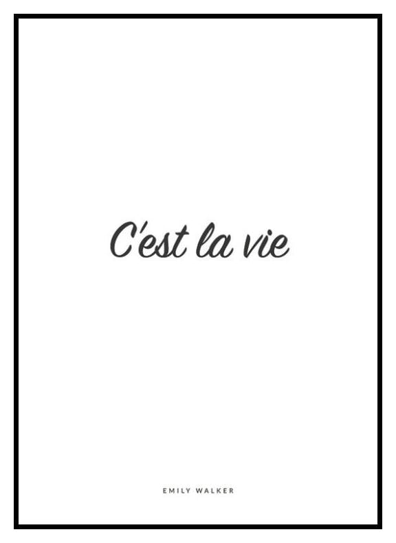 Cytat osobisty Plakat Personalizowany (30x40 cm) - Poster Store