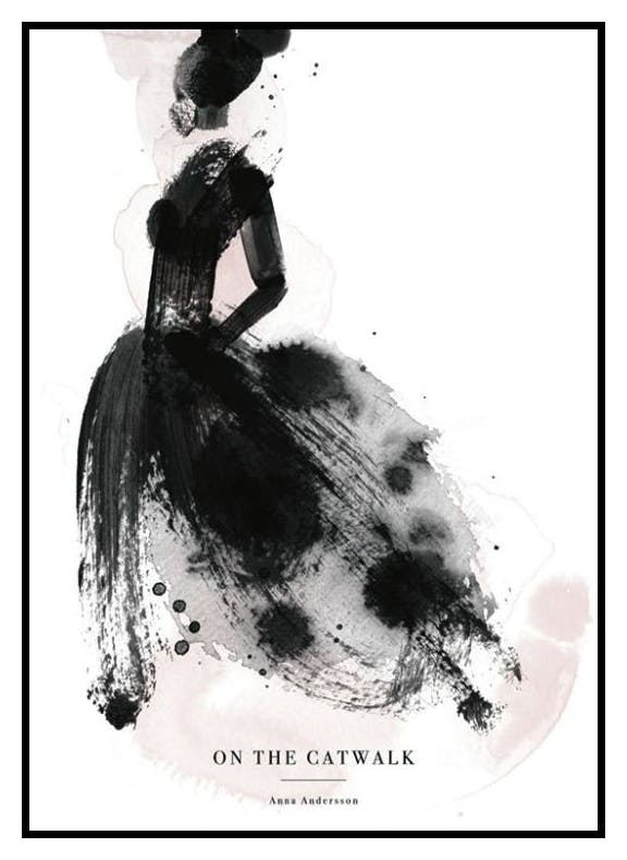 Catwalk Personlig Poster (50x70 cm) - Poster Store