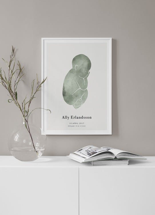Baby Green Personal Poster (30x40 cm) - Poster Store