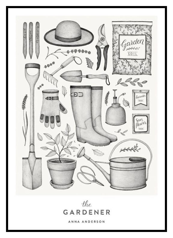 The Personality Gardener Personal Poster (50x70 cm) - Poster Store