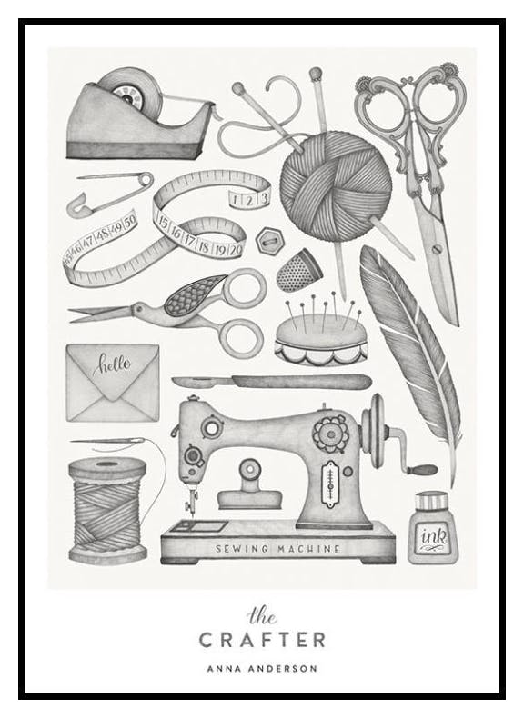 The Personality Crafter, persoonallinen juliste (30x40 cm) - Poster Store