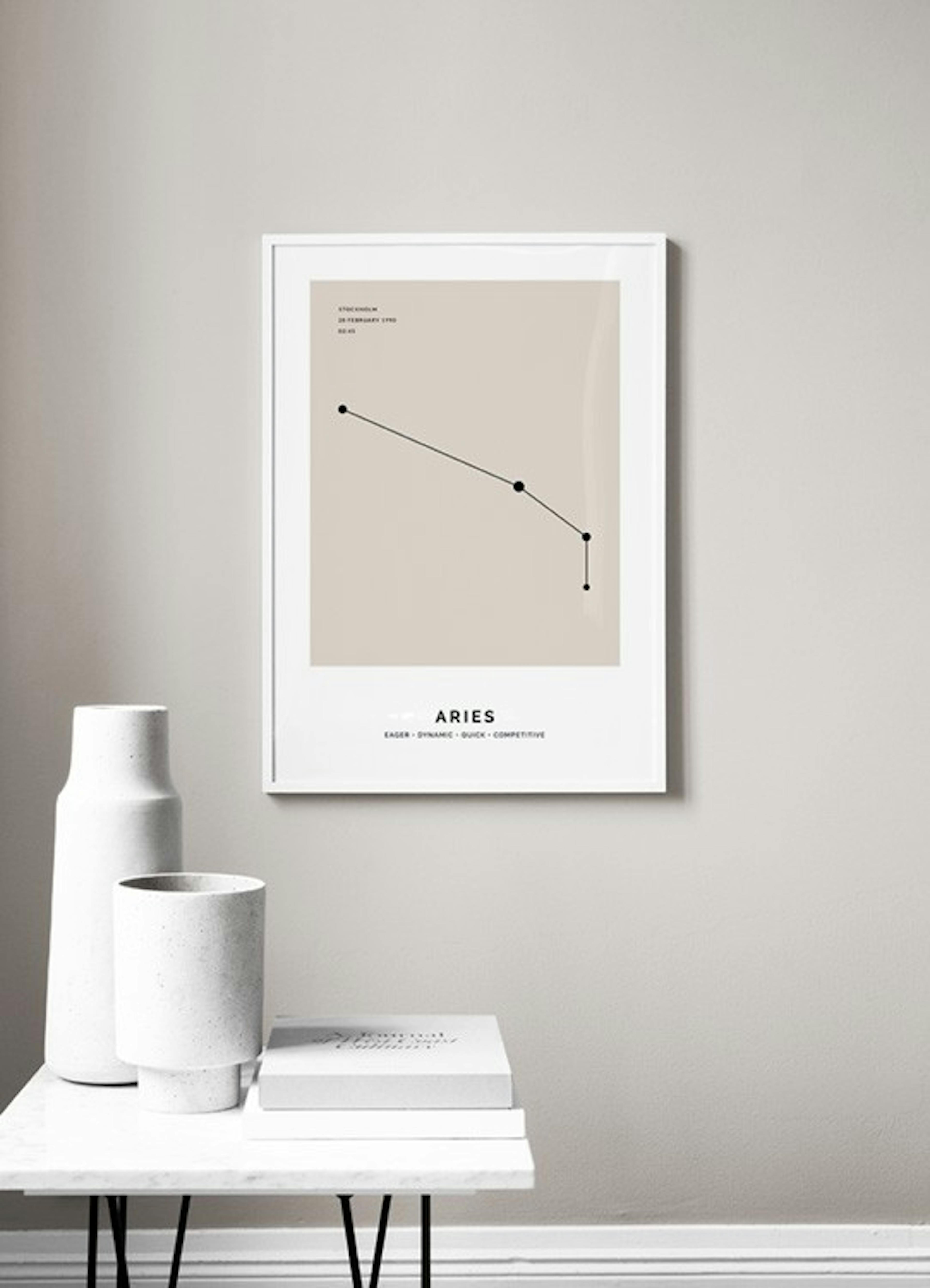 Constellation Beige Aries Personal Poster thumbnail