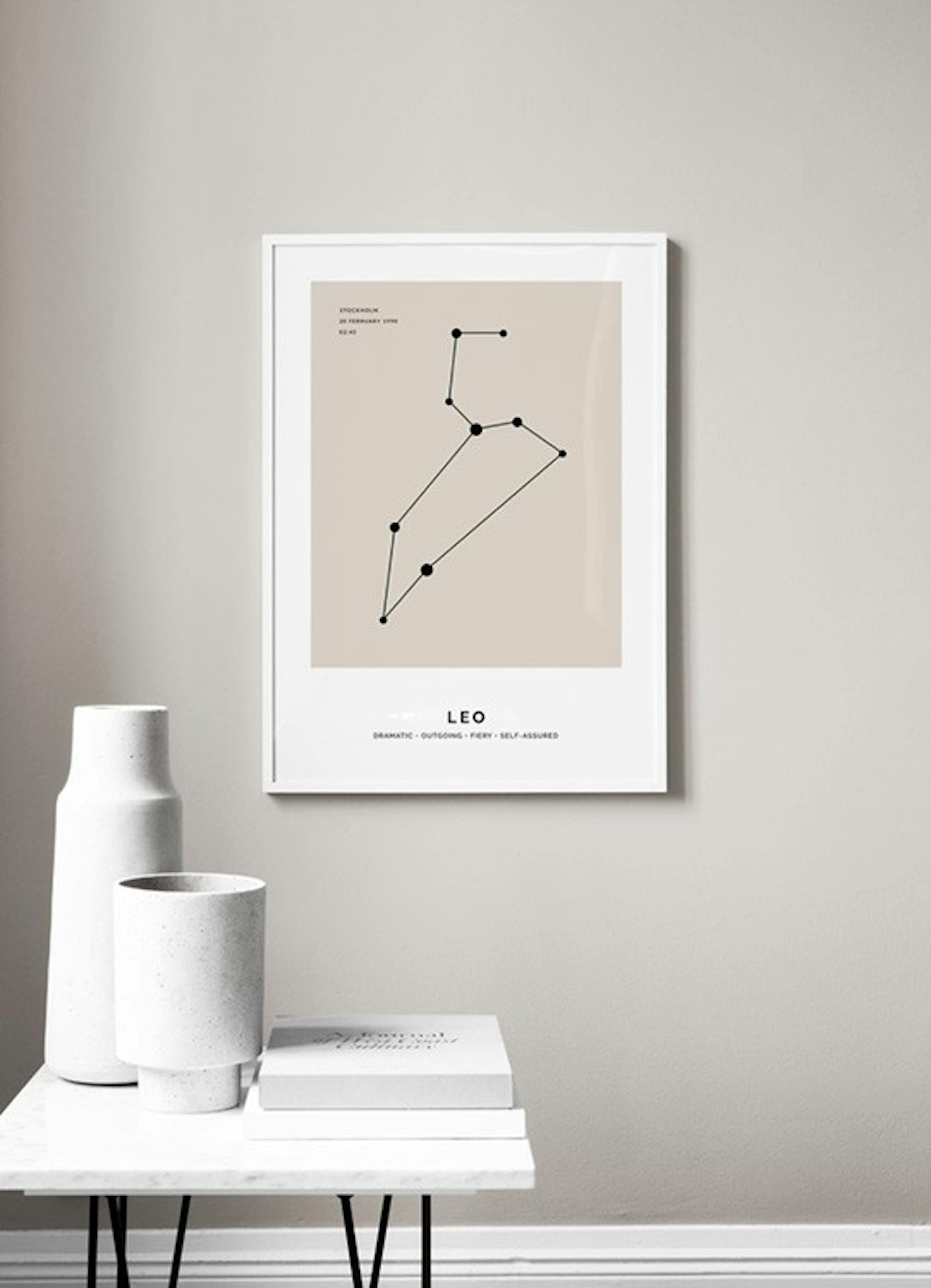 Constellation Beige Leo Personal Poster thumbnail