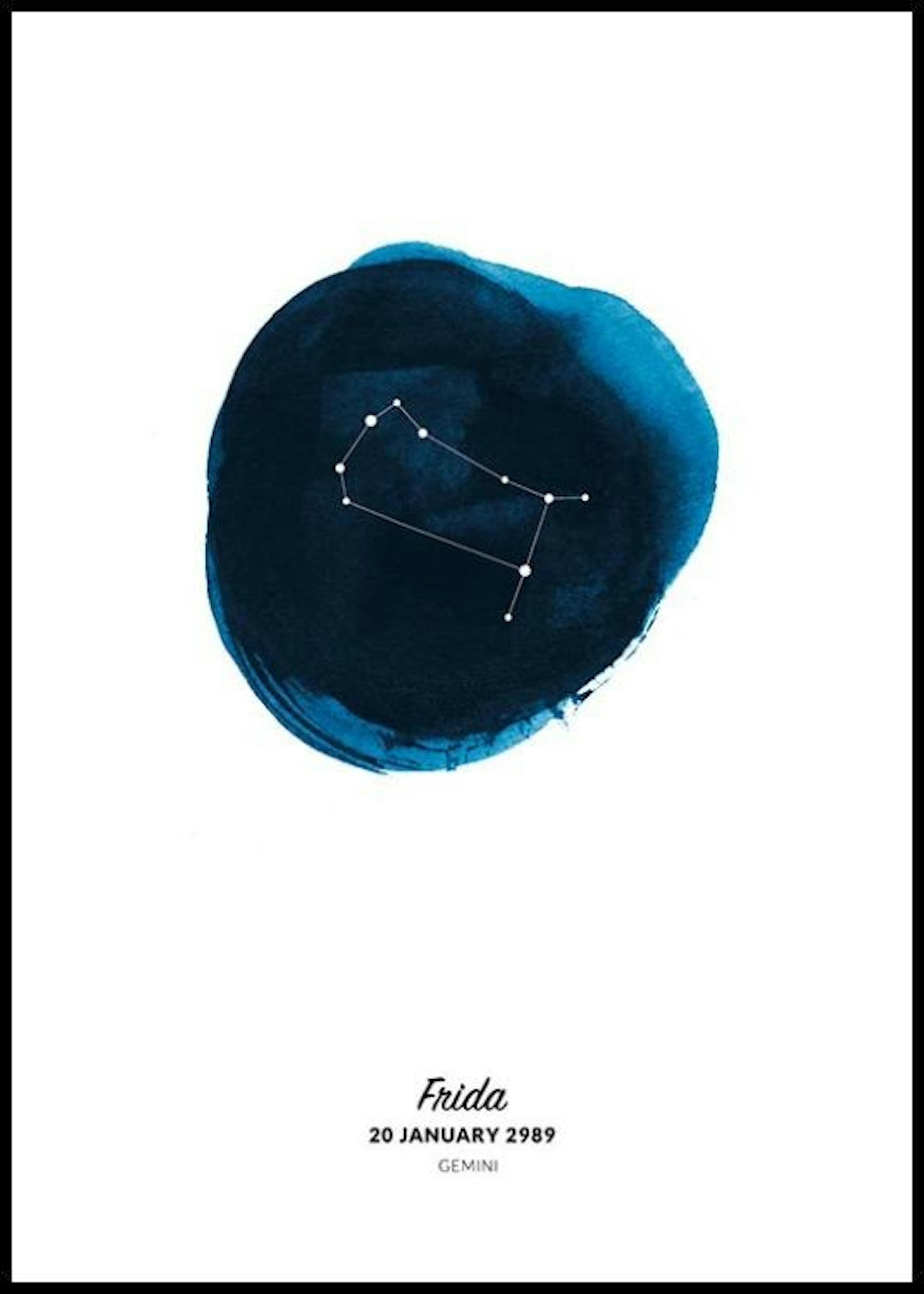 Zodiac Sign Gemini Personal Poster 0