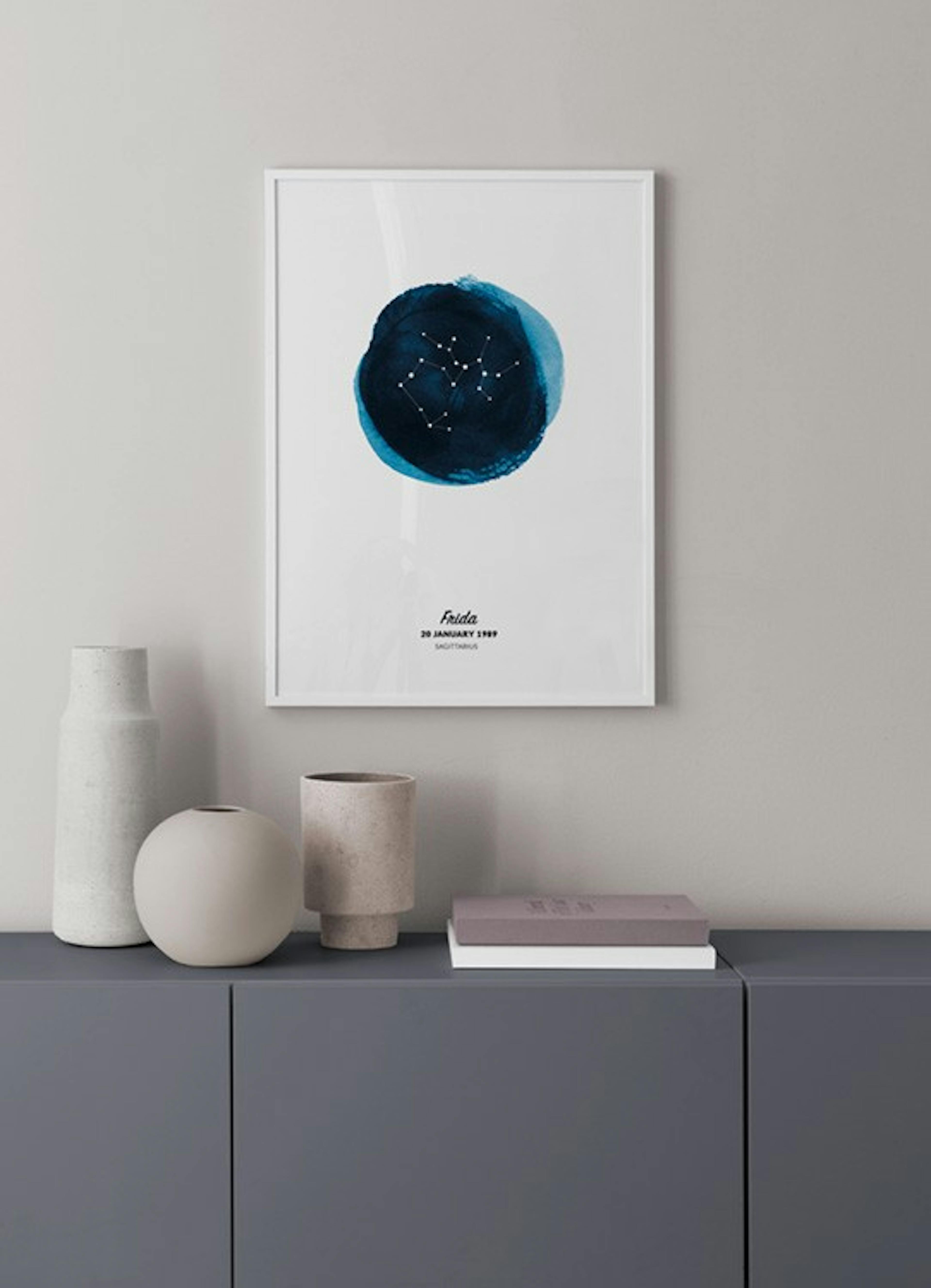 Segno zodiacale Sagittario poster personalizzato thumbnail
