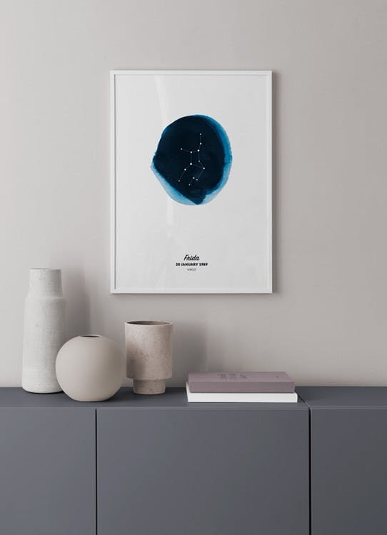 Zodiac Sign Virgo Personal Poster (30x40 cm) - Poster Store