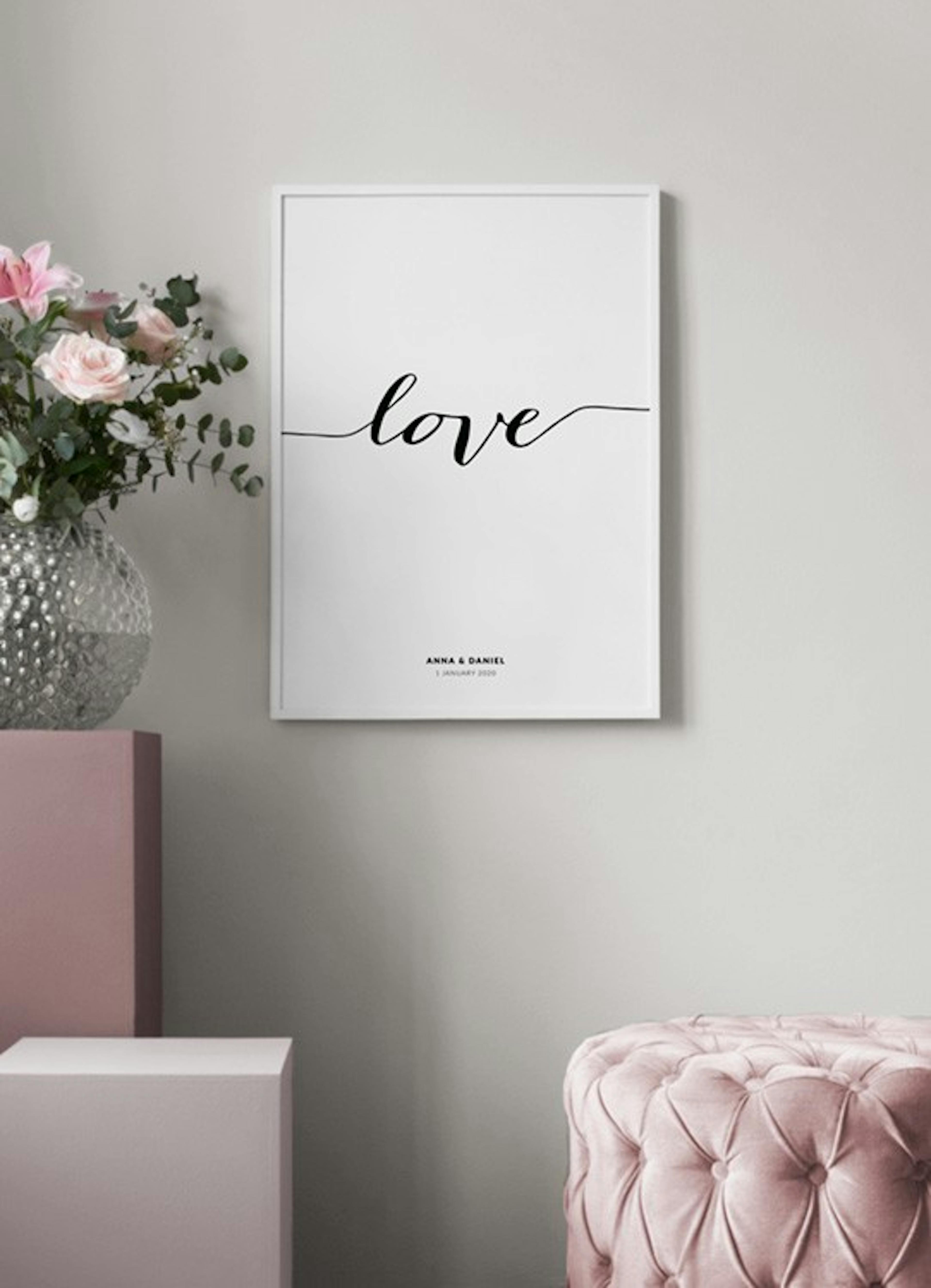 Linea Amore poster personalizzato thumbnail