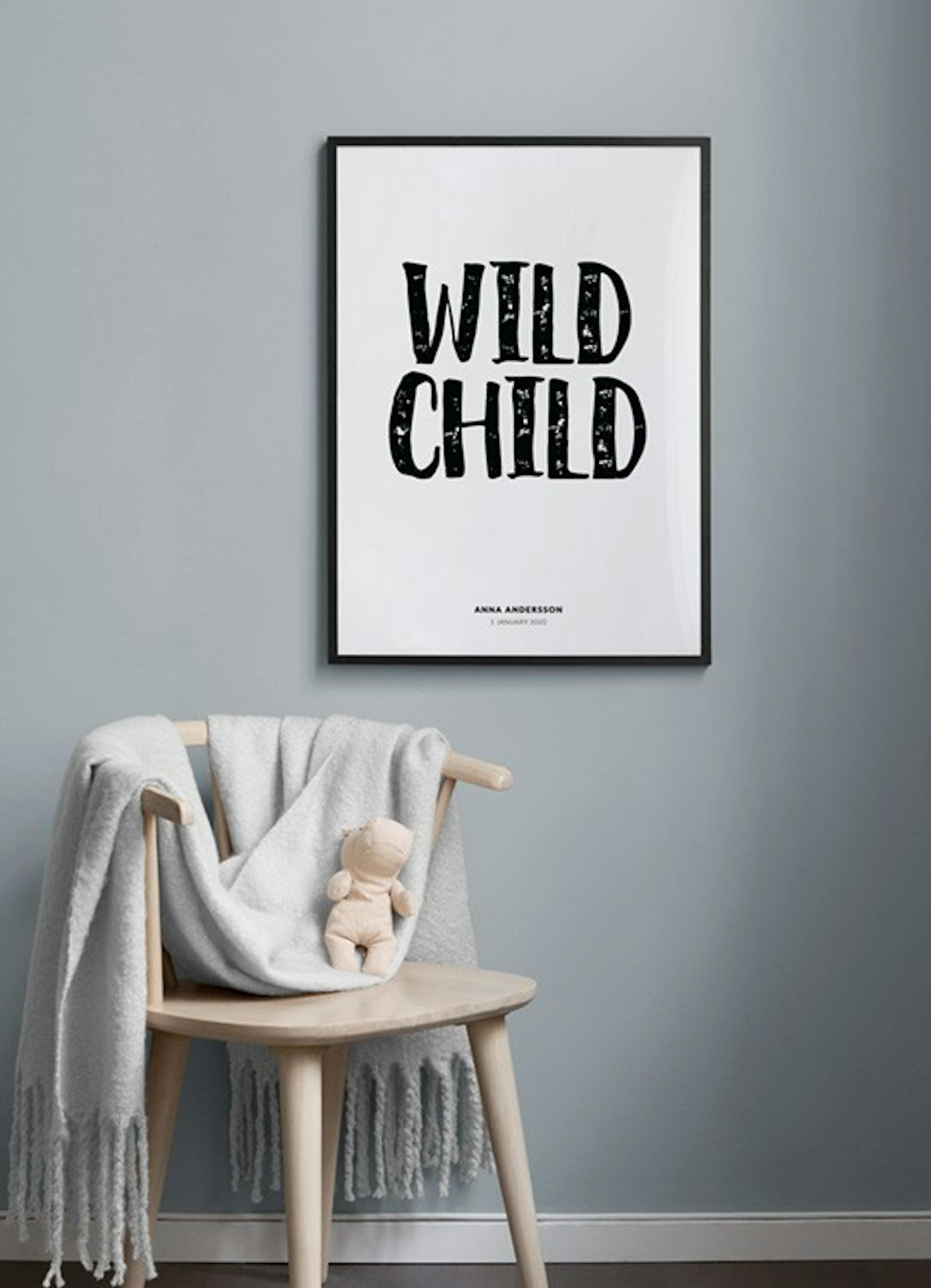 Wild Child personlig plakat thumbnail