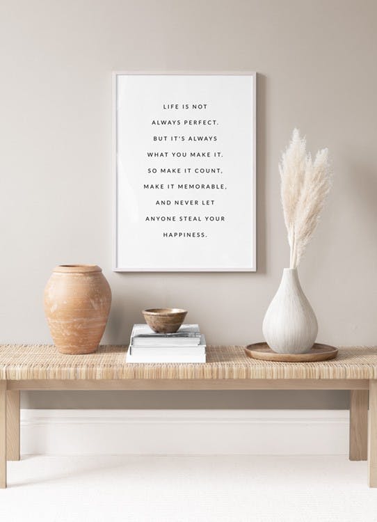 Long Quote Personal Poster (50x70 cm) - Poster Store