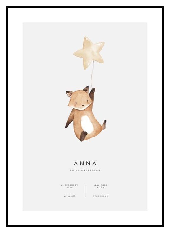 Flying Fox Personal Poster (50x70 cm) - Poster Store