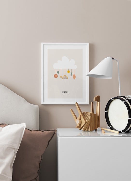 Cloud Mobile Personal Poster (50x70 cm) - Poster Store