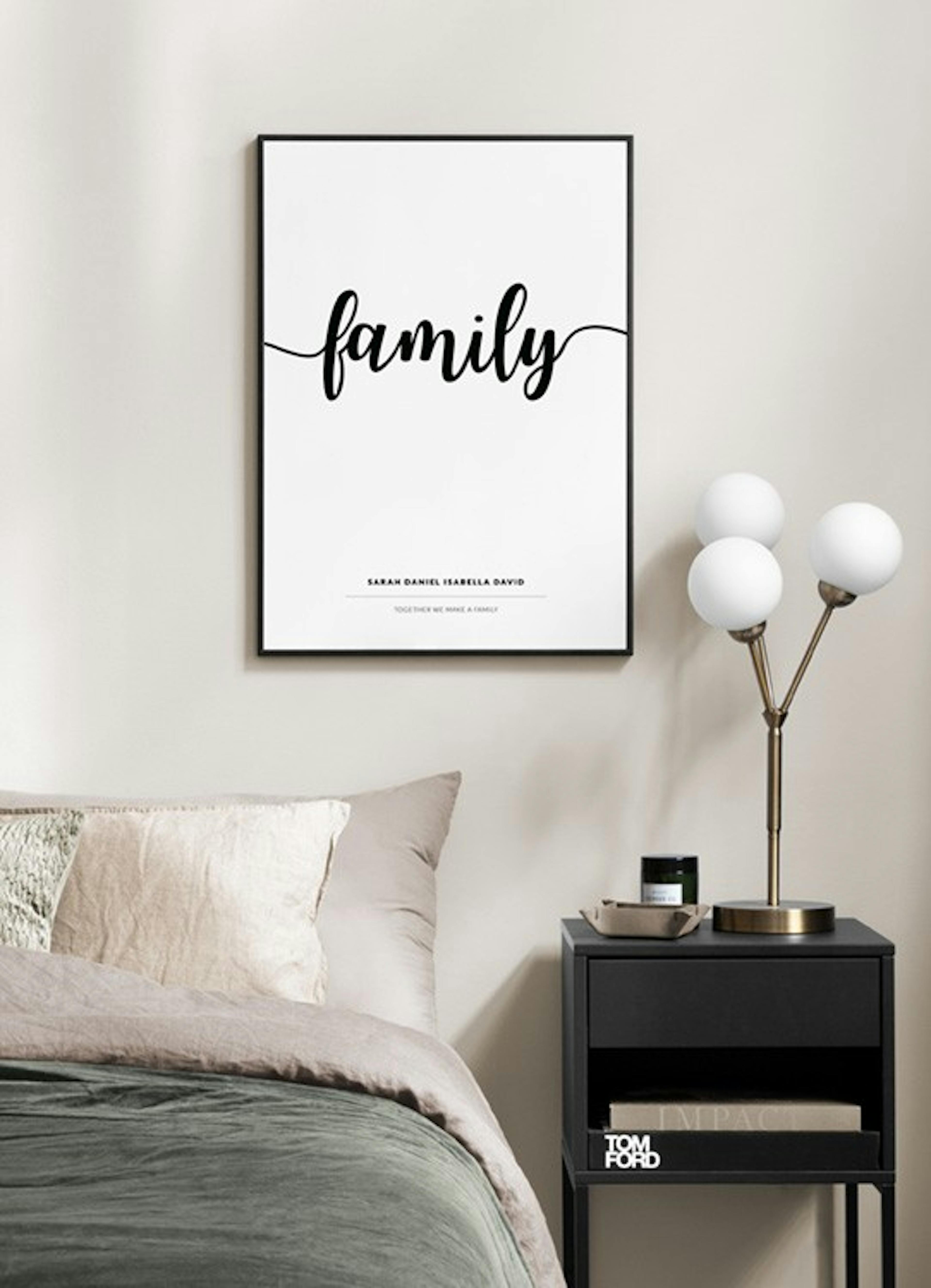 Familie Personalisiert Poster thumbnail