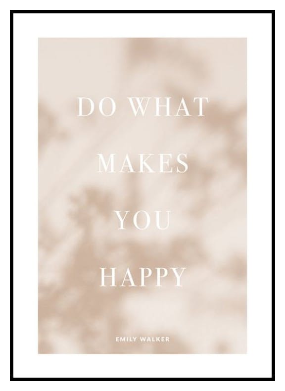 Bloom sitat personlig plakat (30x40 cm) - Poster Store