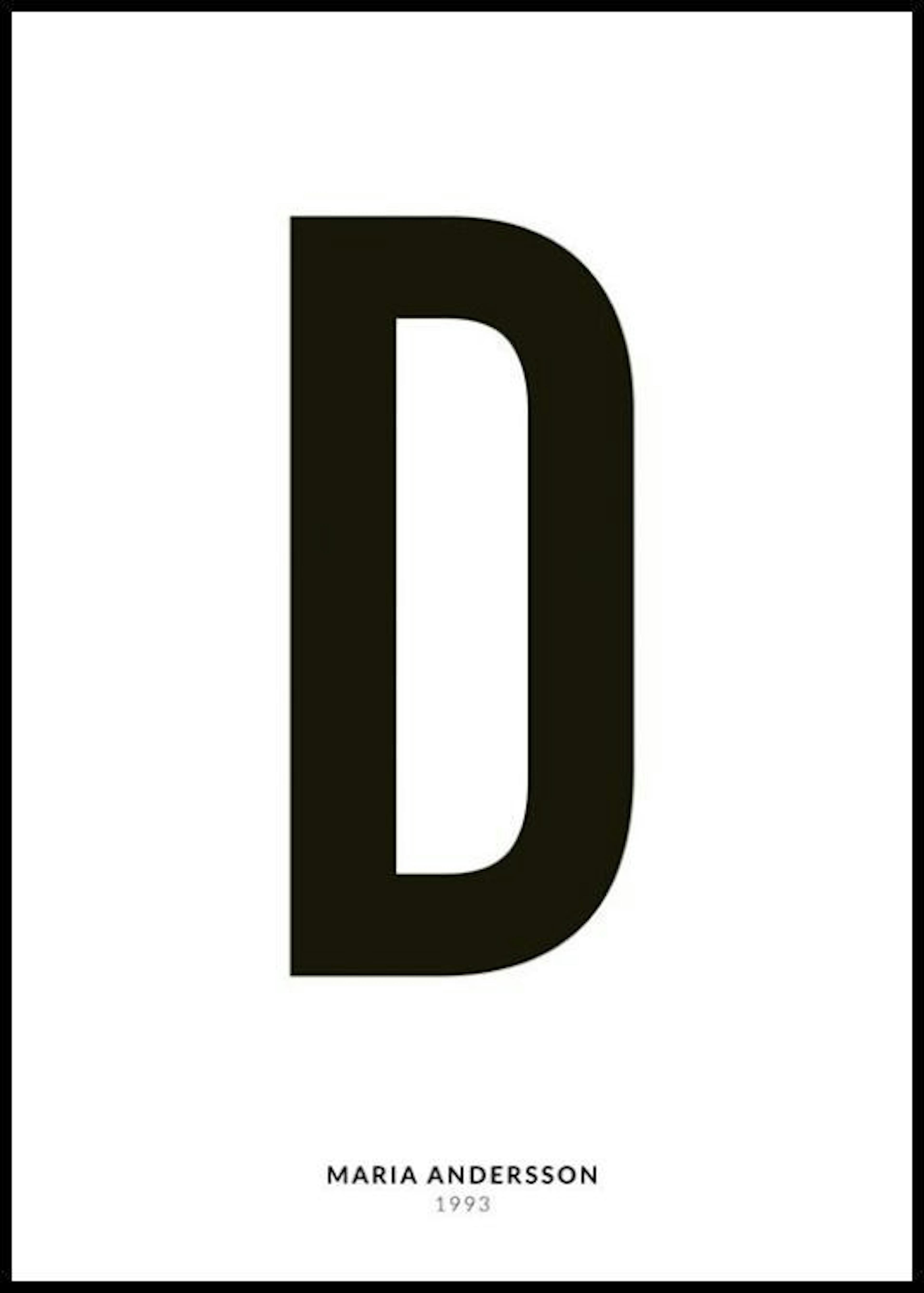 My Letter D Personal Poster thumbnail