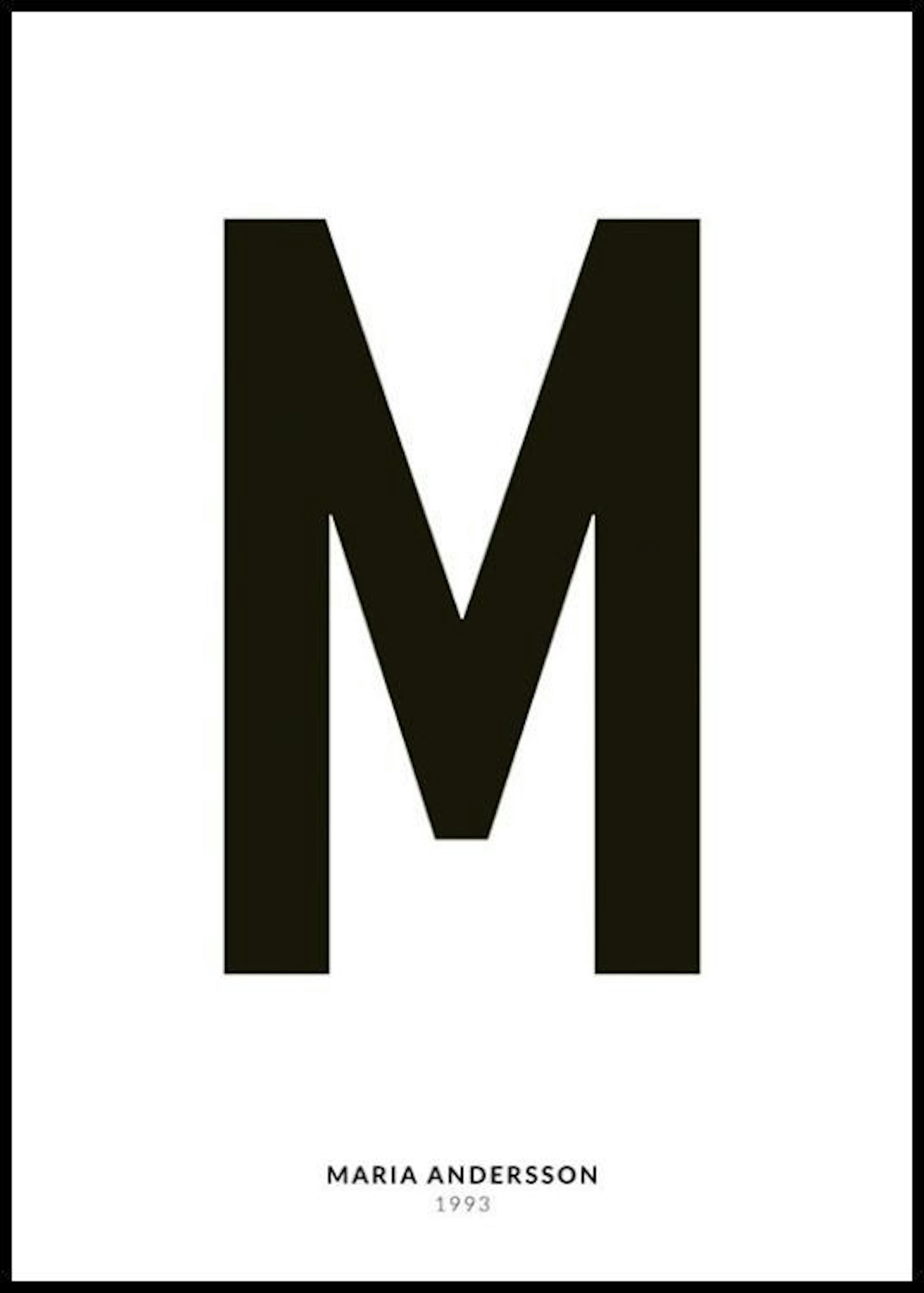 My Letter M Personal Poster thumbnail