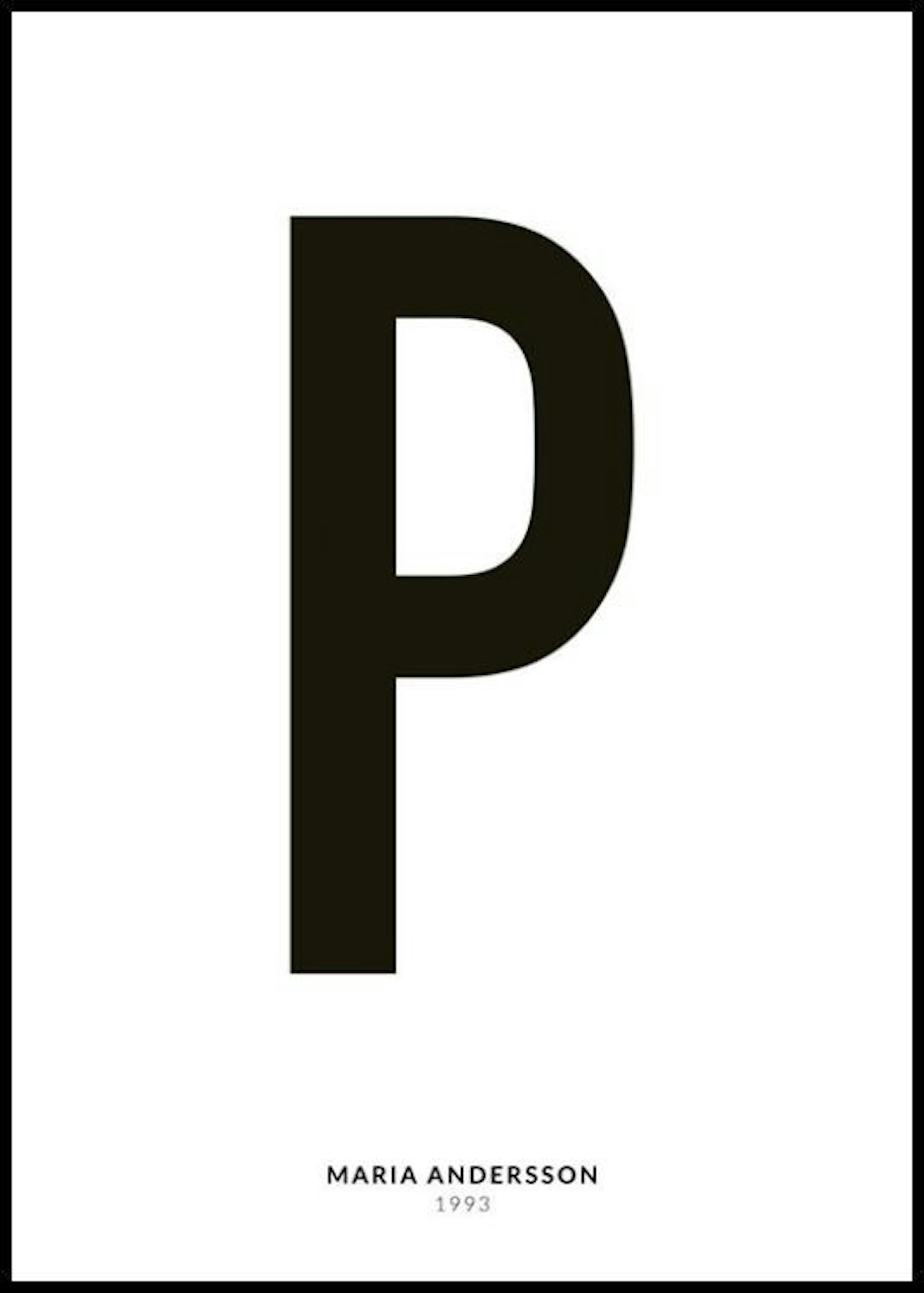 My Letter P Personal Poster thumbnail