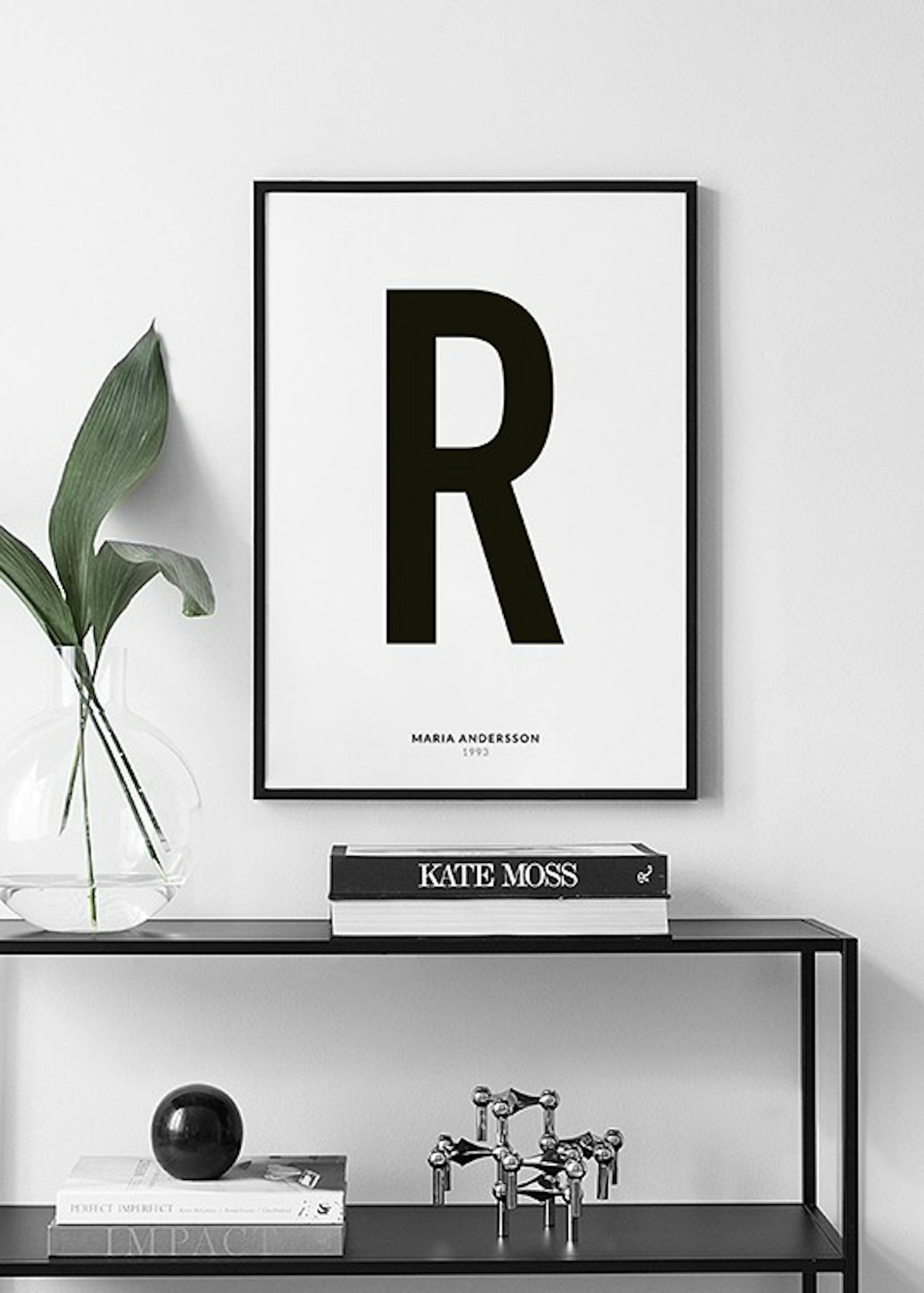 La mia lettera R poster personalizzato thumbnail
