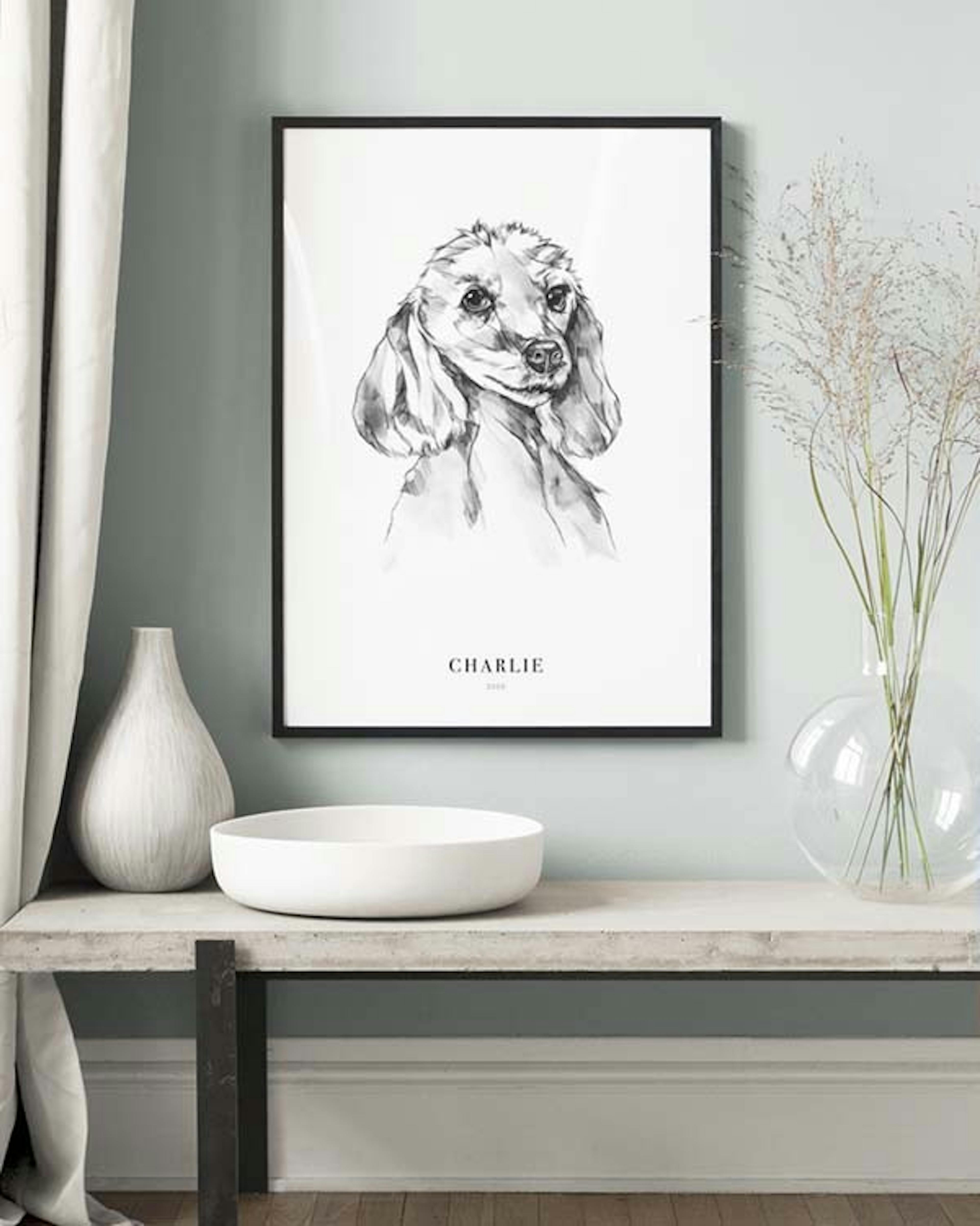 Pudel Hund Personalisiert Poster thumbnail