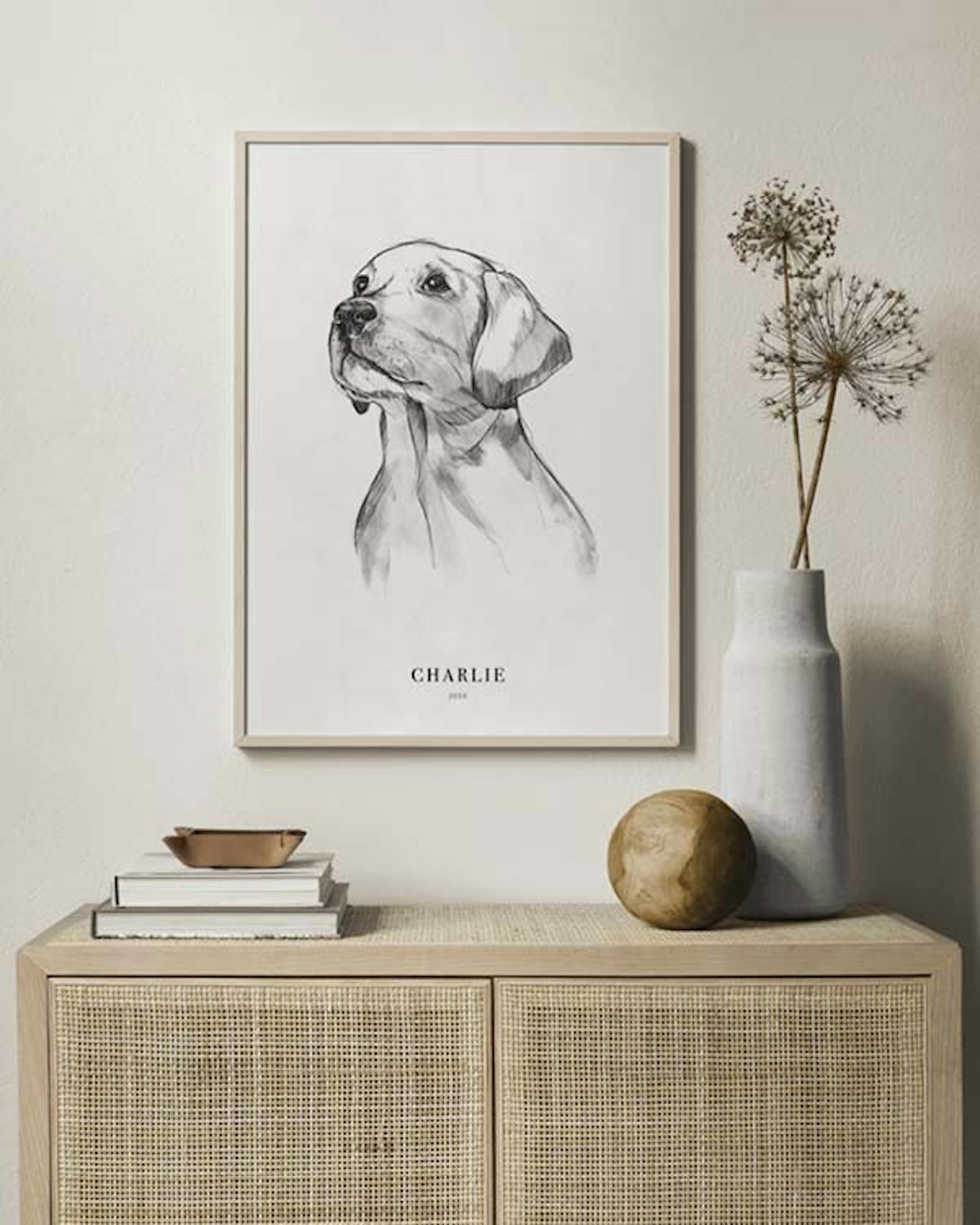 Retriever Hund Personalisiert Poster thumbnail