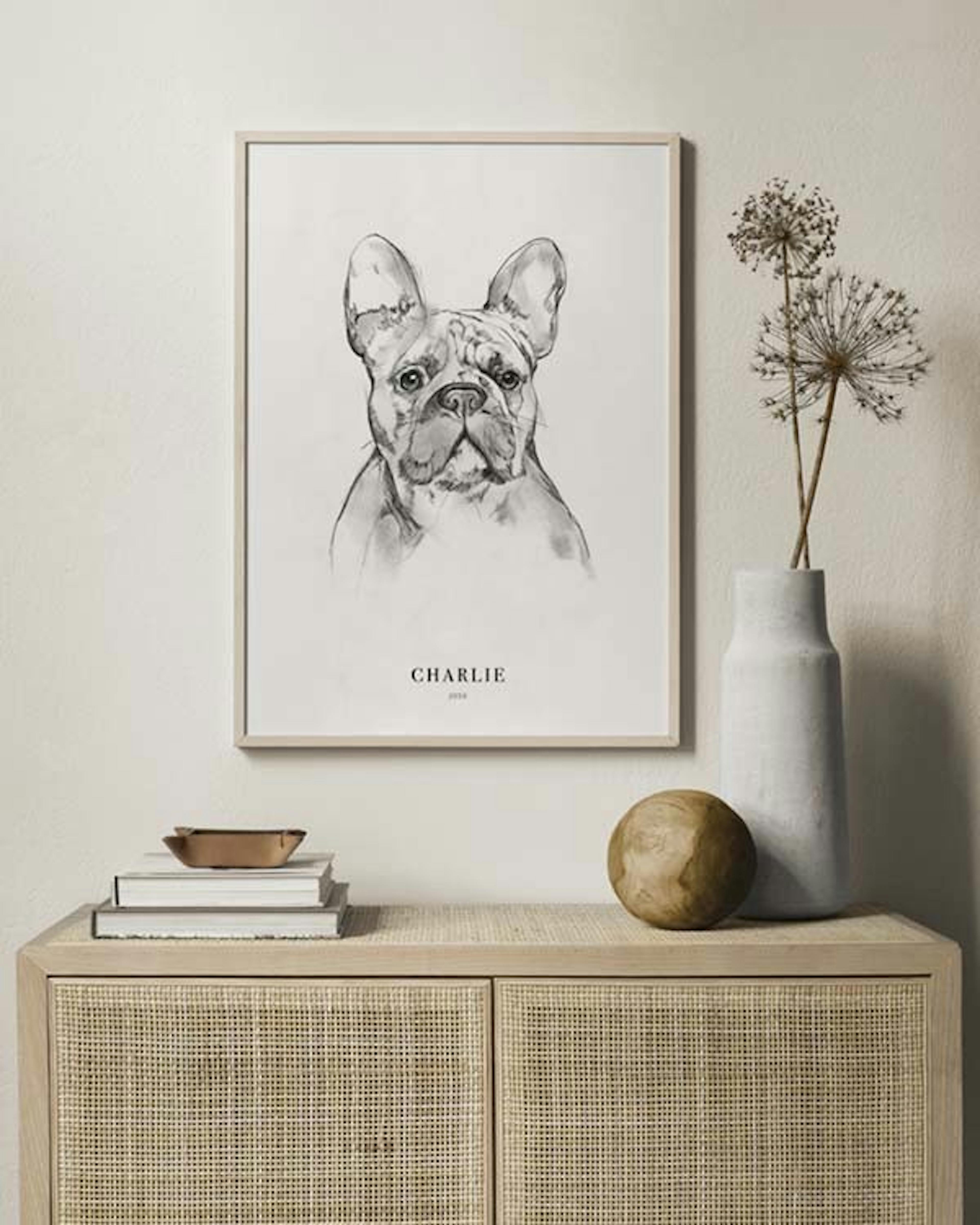 Französische Bulldogge Personalisiert Poster thumbnail