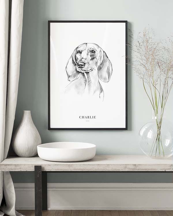 Dachshund Dog Personal Poster (50x70 cm) - Poster Store
