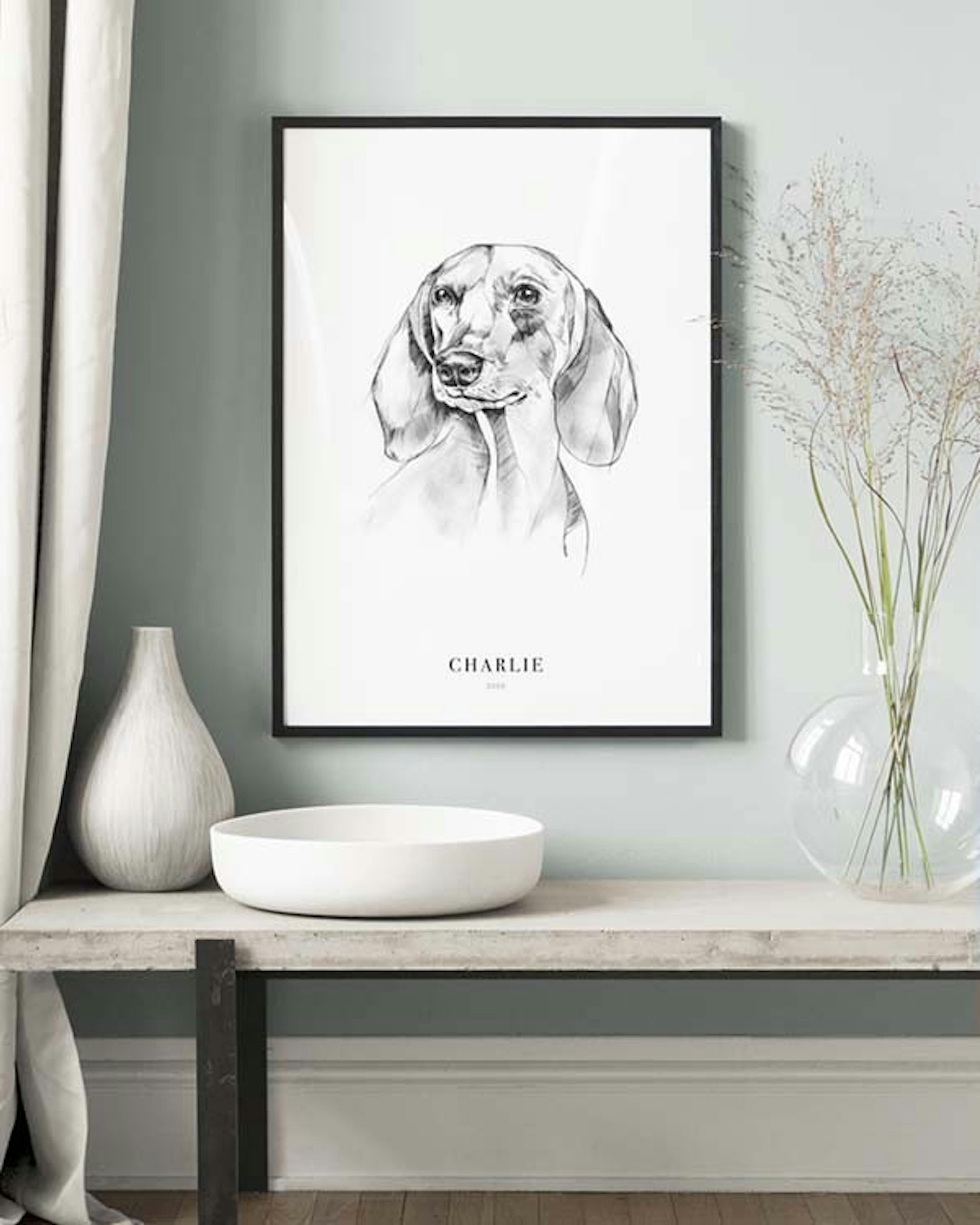 Dackel Hund Personalisiert Poster thumbnail