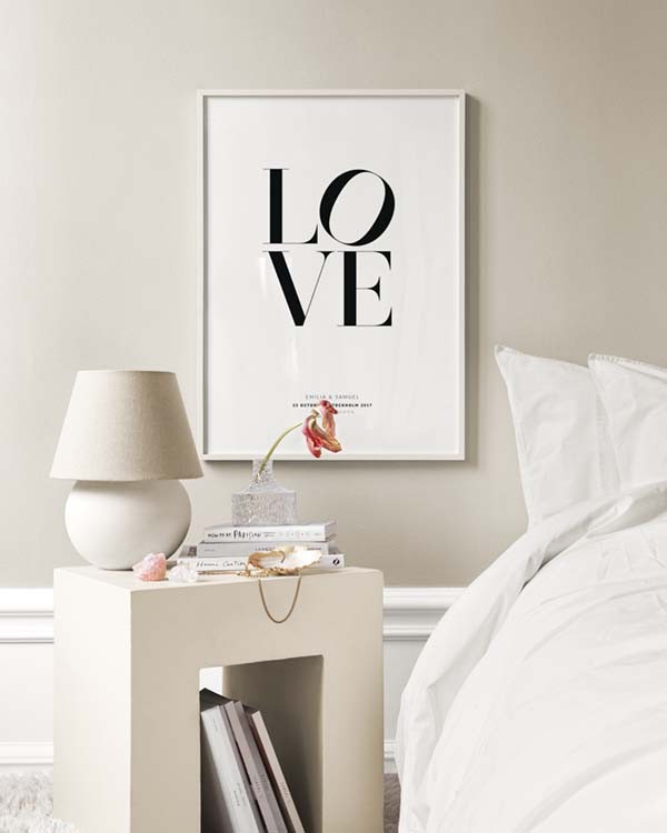 Amore poster personalizzato