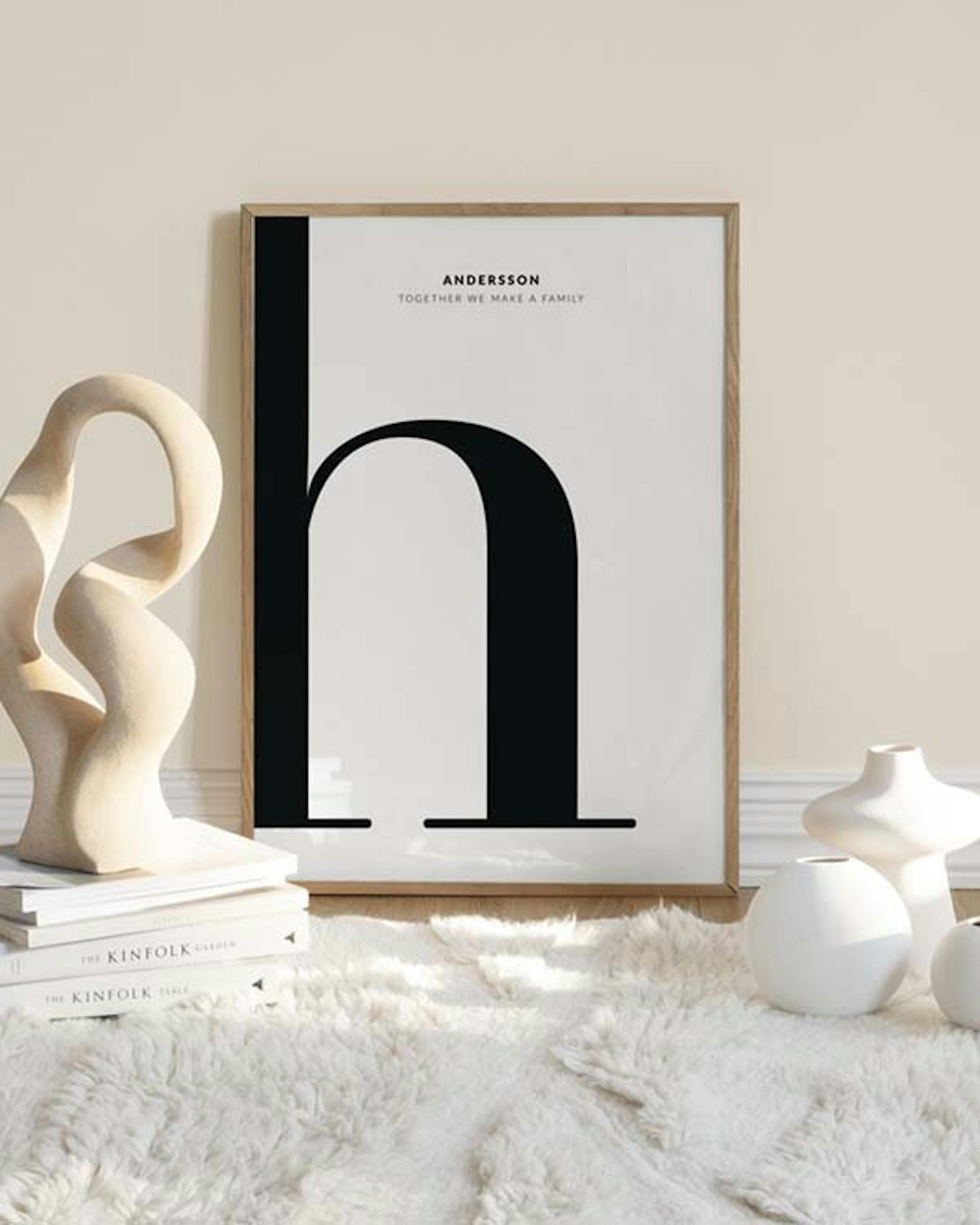 Letter H Personal Poster thumbnail