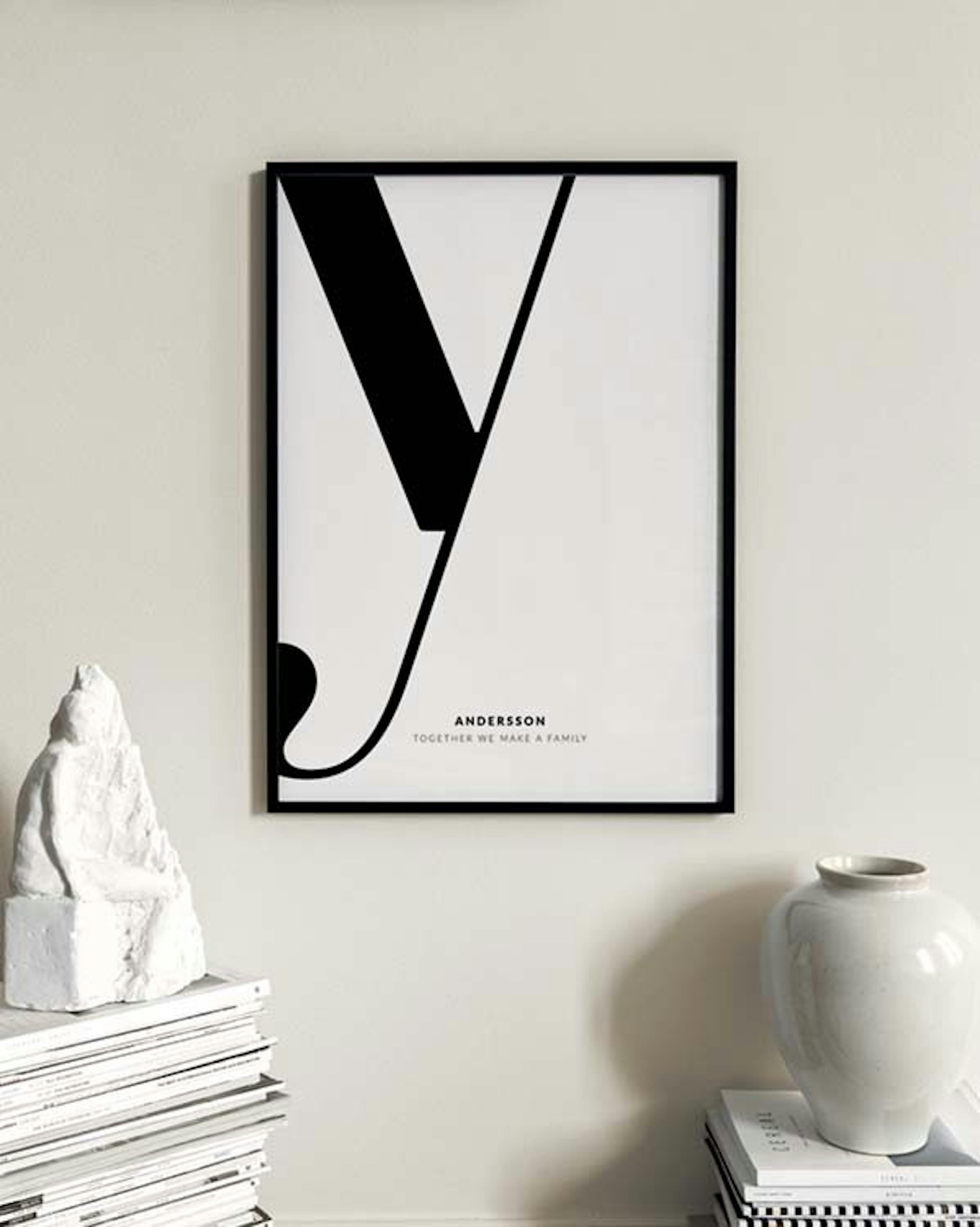 „Y” betű Személyre Szabott Poszter thumbnail