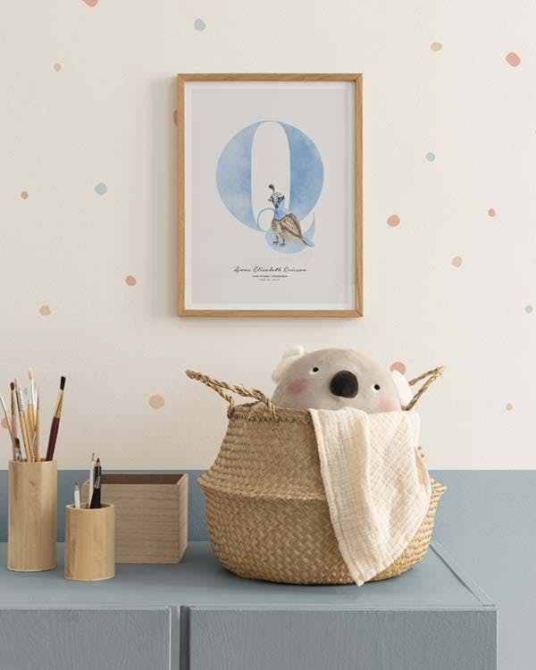Kids Letter Q Personal Poster (50x70 cm) - Poster Store
