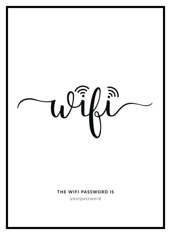 Prints WiFi Personal Poster (30x40 cm) - Poster Store