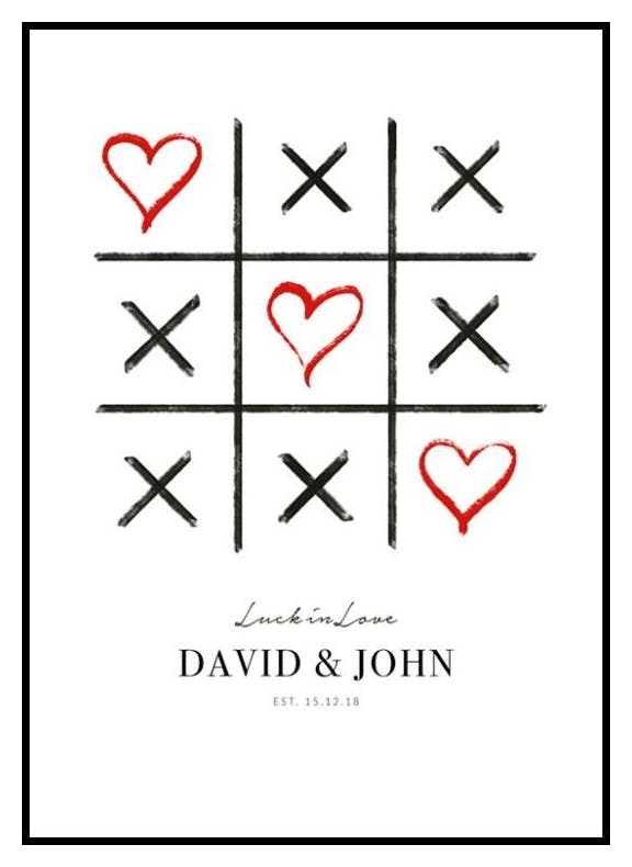 Luck in Love Personal Plakat (50x70 cm) - Poster Store