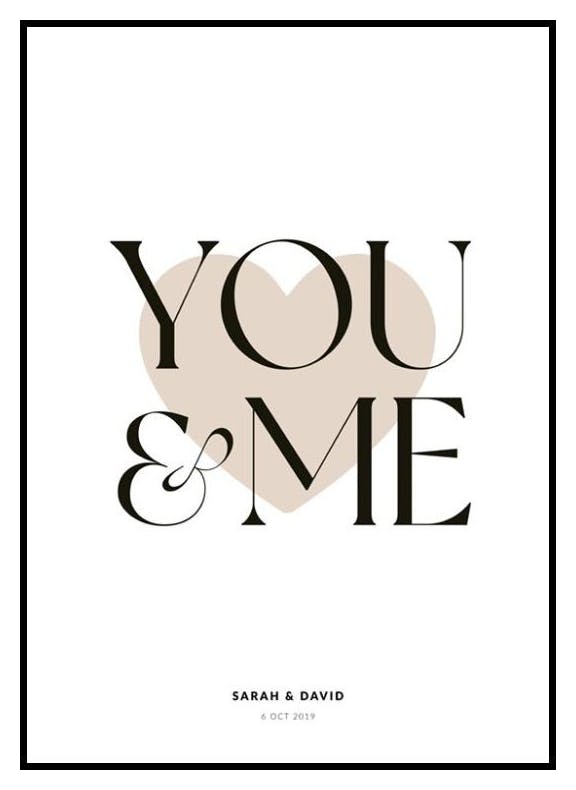 We Together Personal Plakat (30x40 cm) - Poster Store