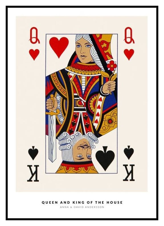 Queen and King Personal Poster (30x40 cm) - Poster Store