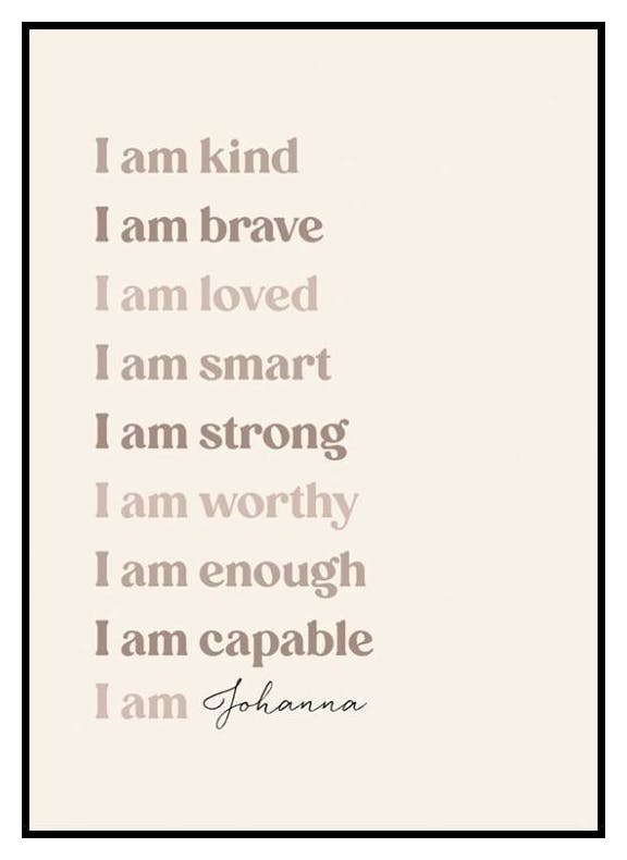 I Am Personal Affiche (50x70 cm) - Poster Store