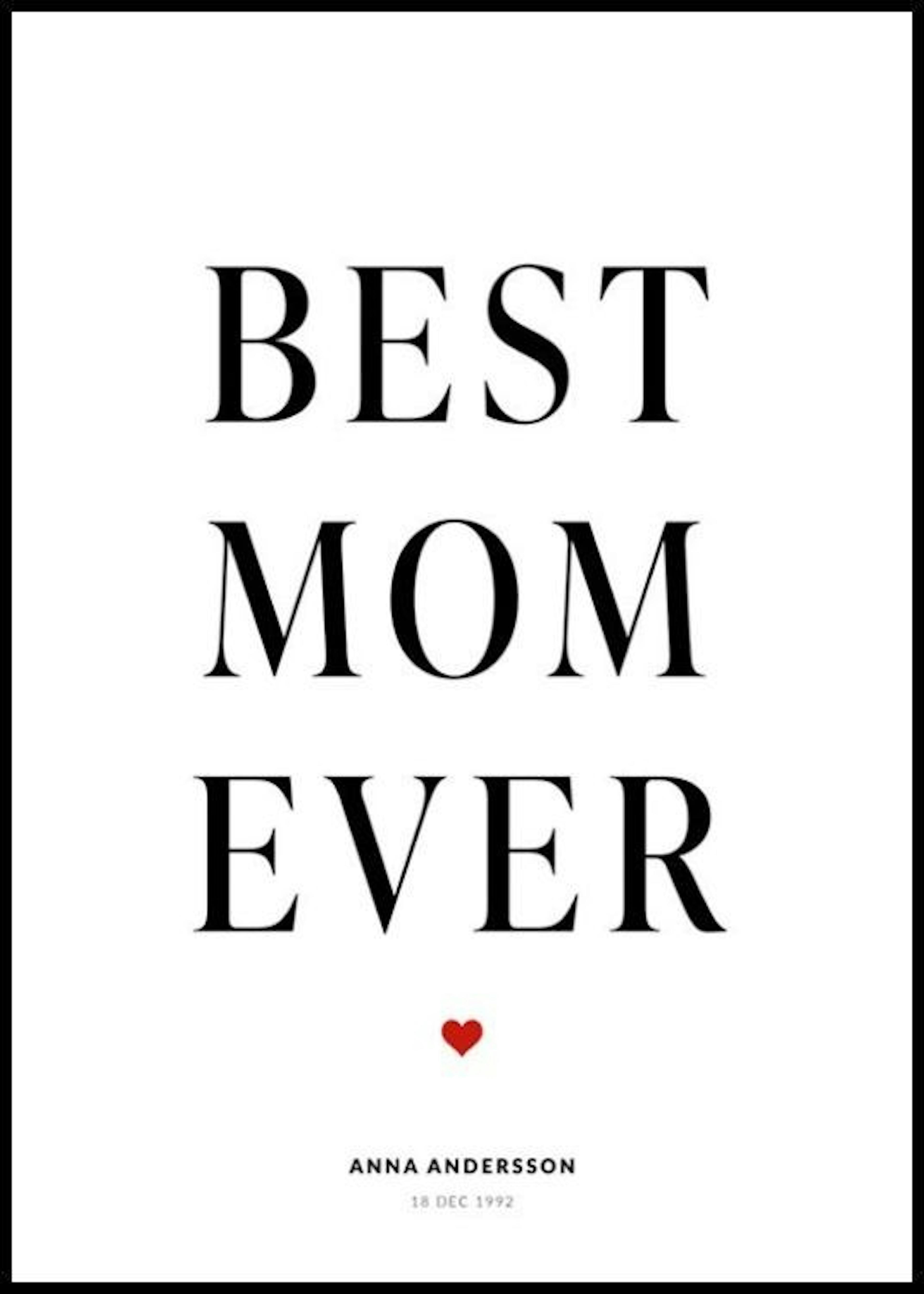 Best Mom Personal Plakát thumbnail