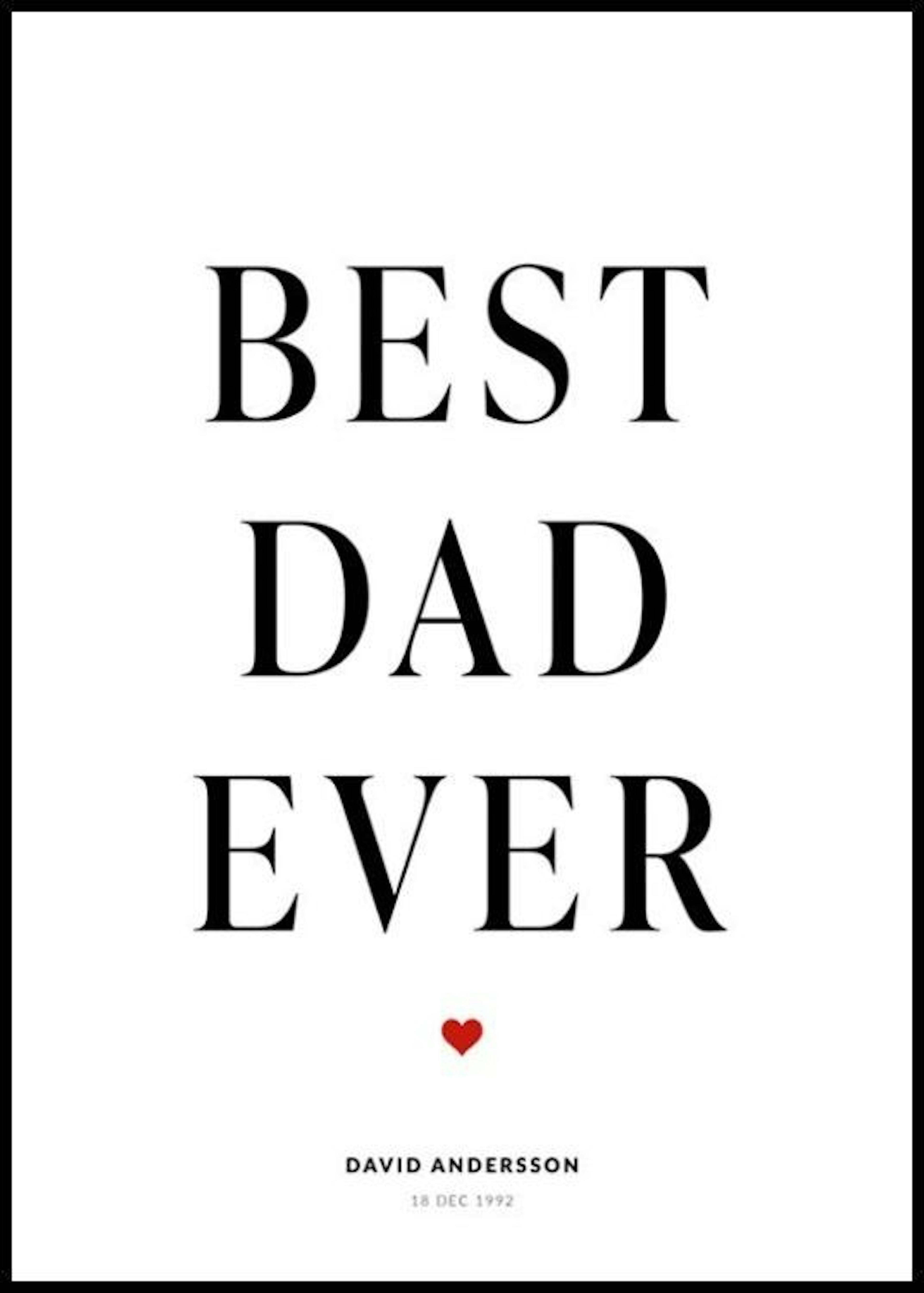 Best Dad Personal Plakát thumbnail