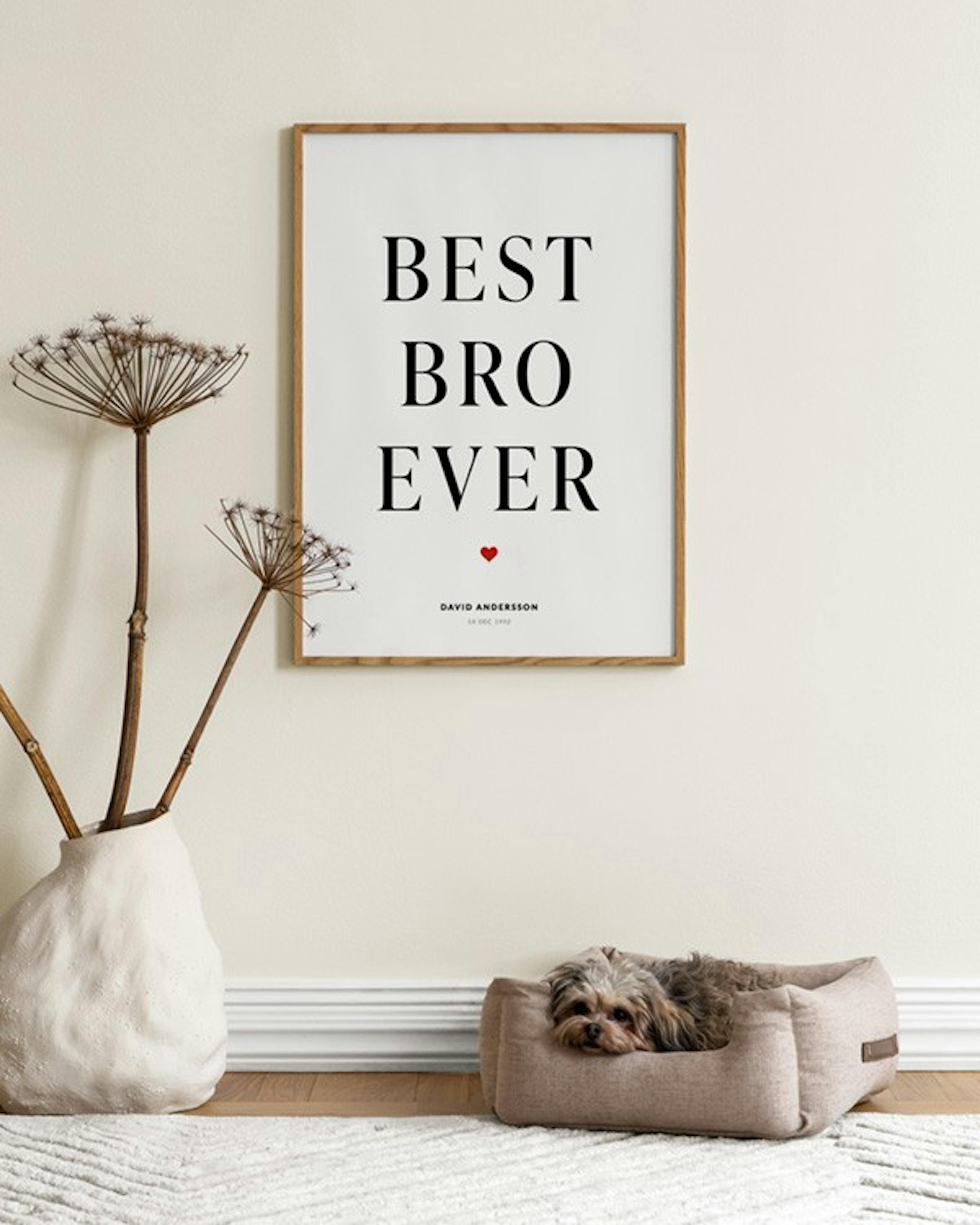 Best Bro Personal Plakat thumbnail