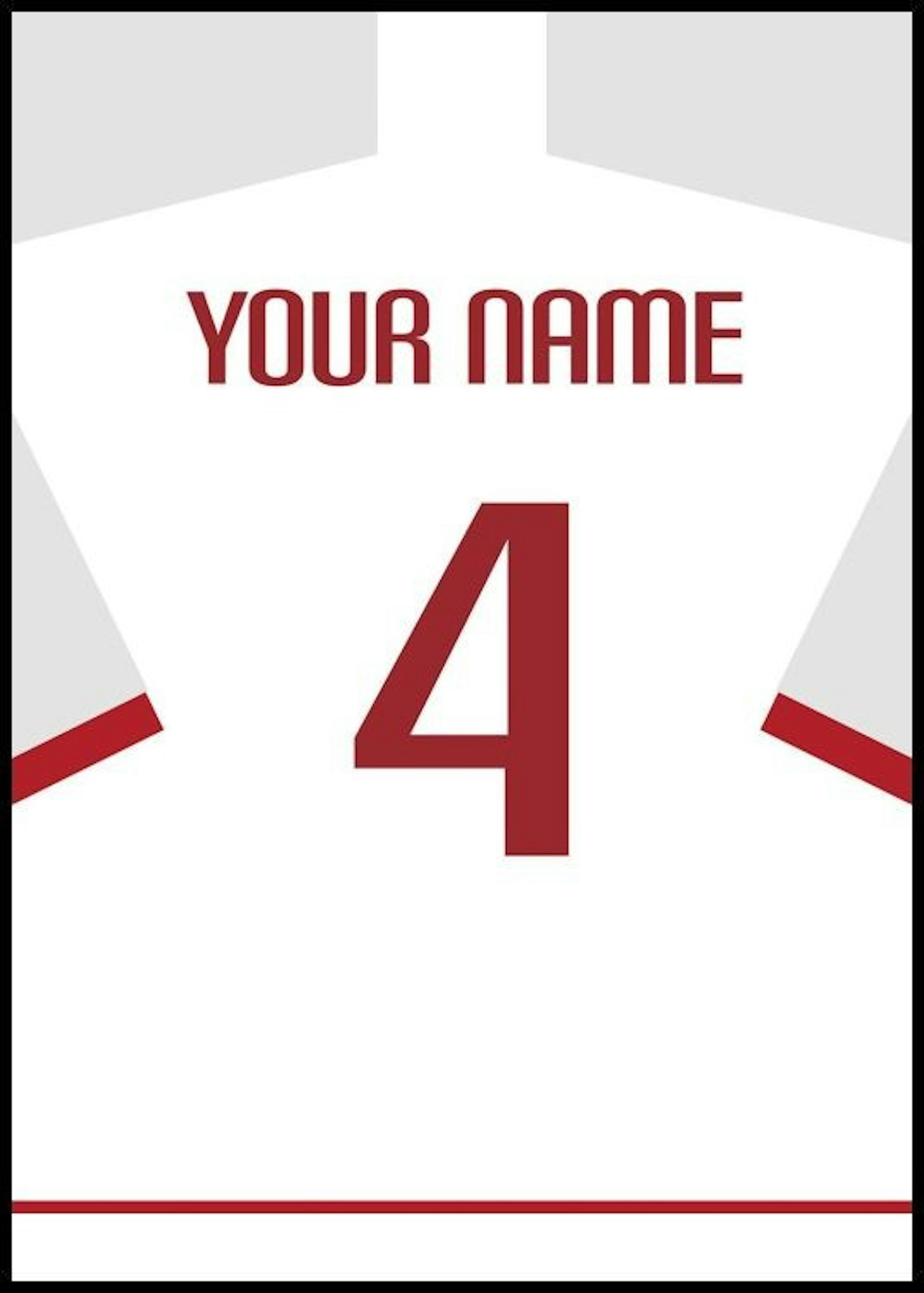 Football Shirt No9 Poster thumbnail