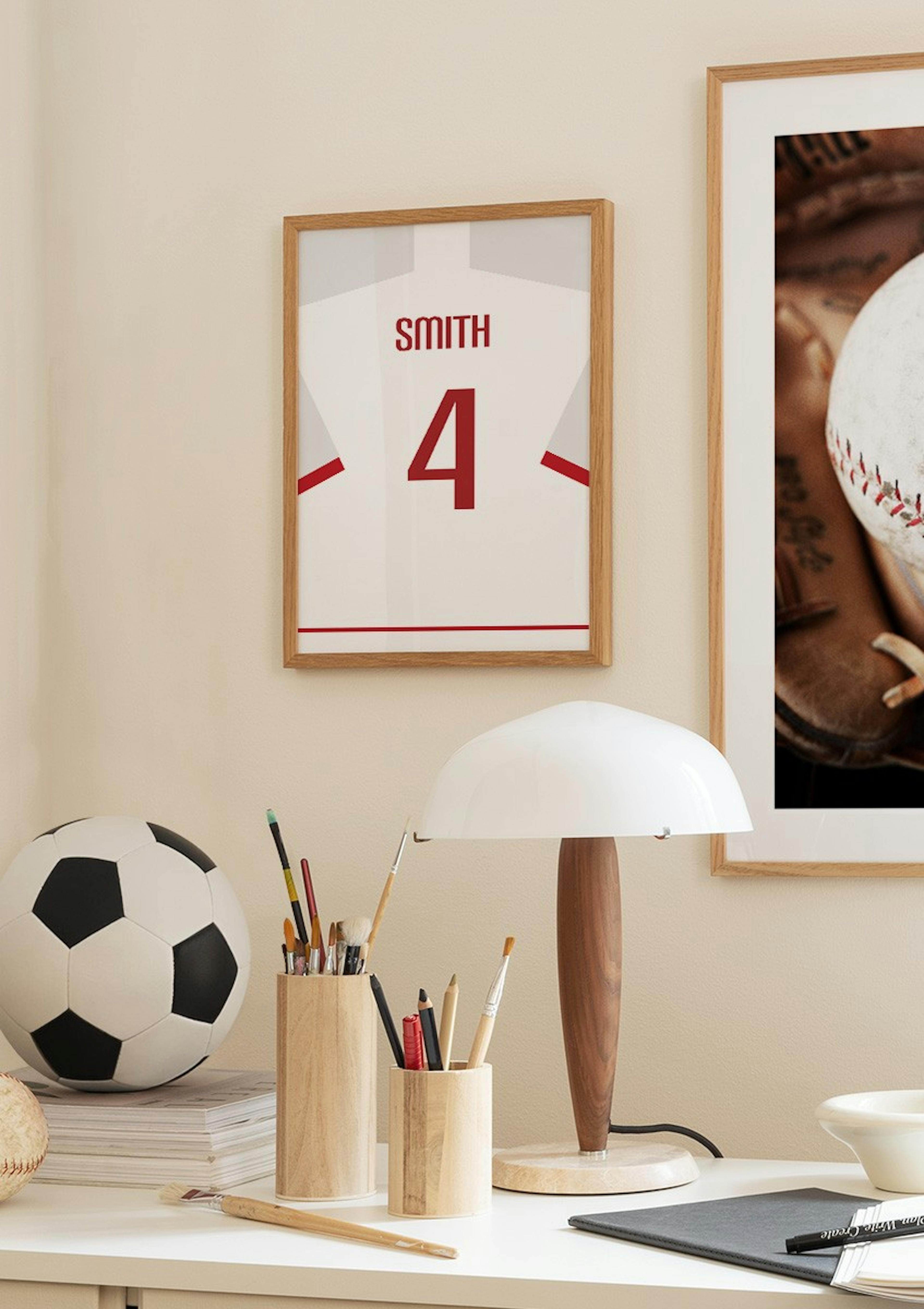 Football Shirt No9 Poster thumbnail