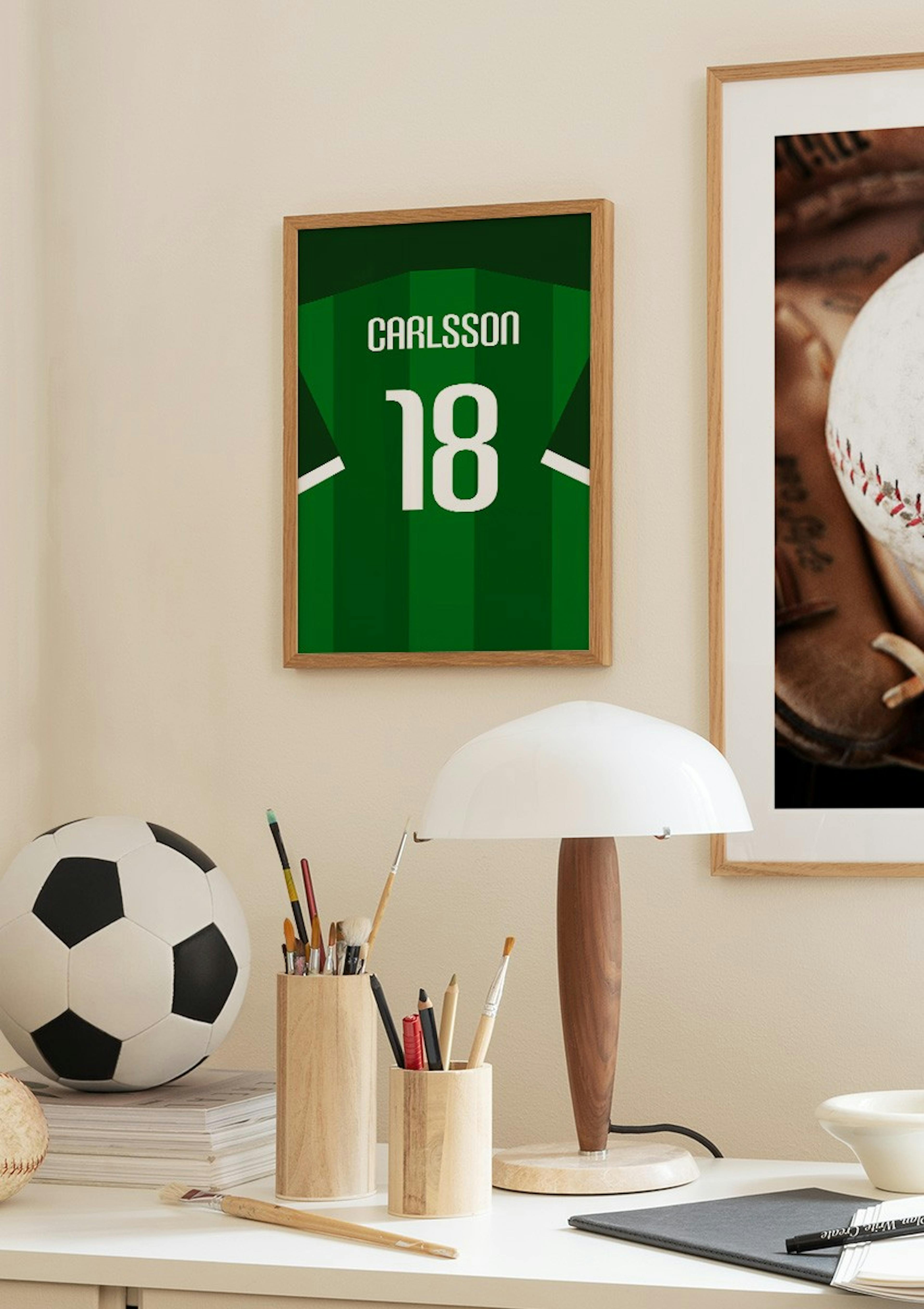 Camiseta de Fútbol Nº11 Póster thumbnail